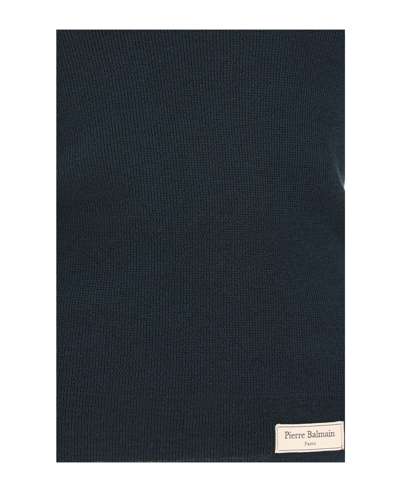 Balmain Turtleneck Sweater - Vert Fonce ニットウェア