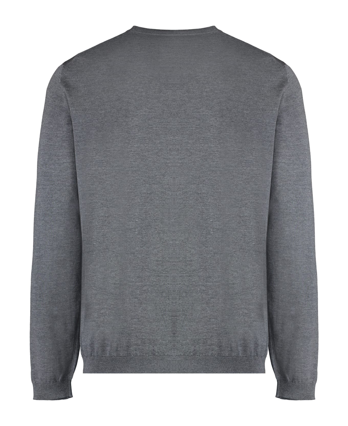 Roberto Collina Wool Crew-neck Sweater - grey ニットウェア