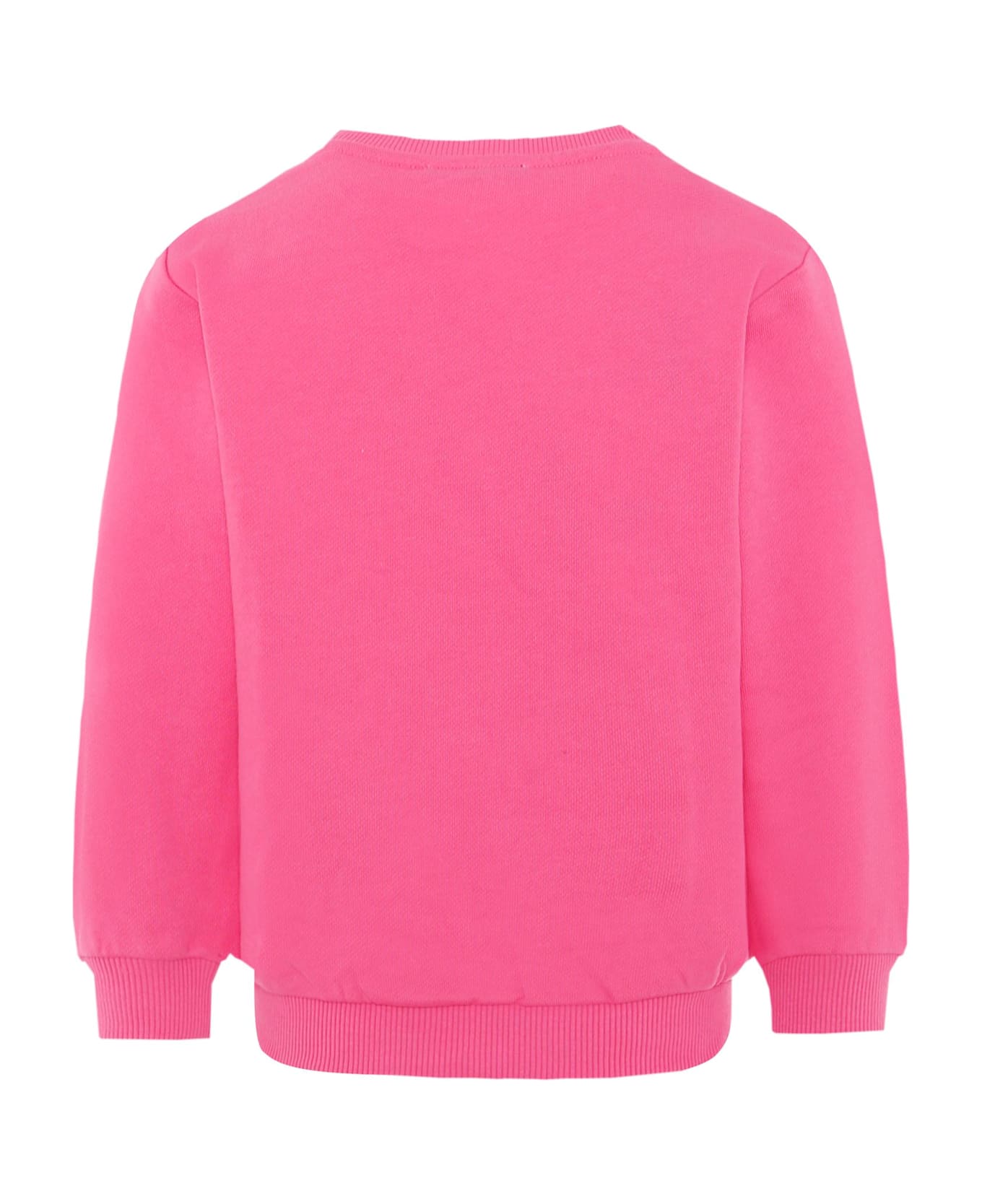 Balmain Pink Sweatshirt For Girl With Logo - Pink