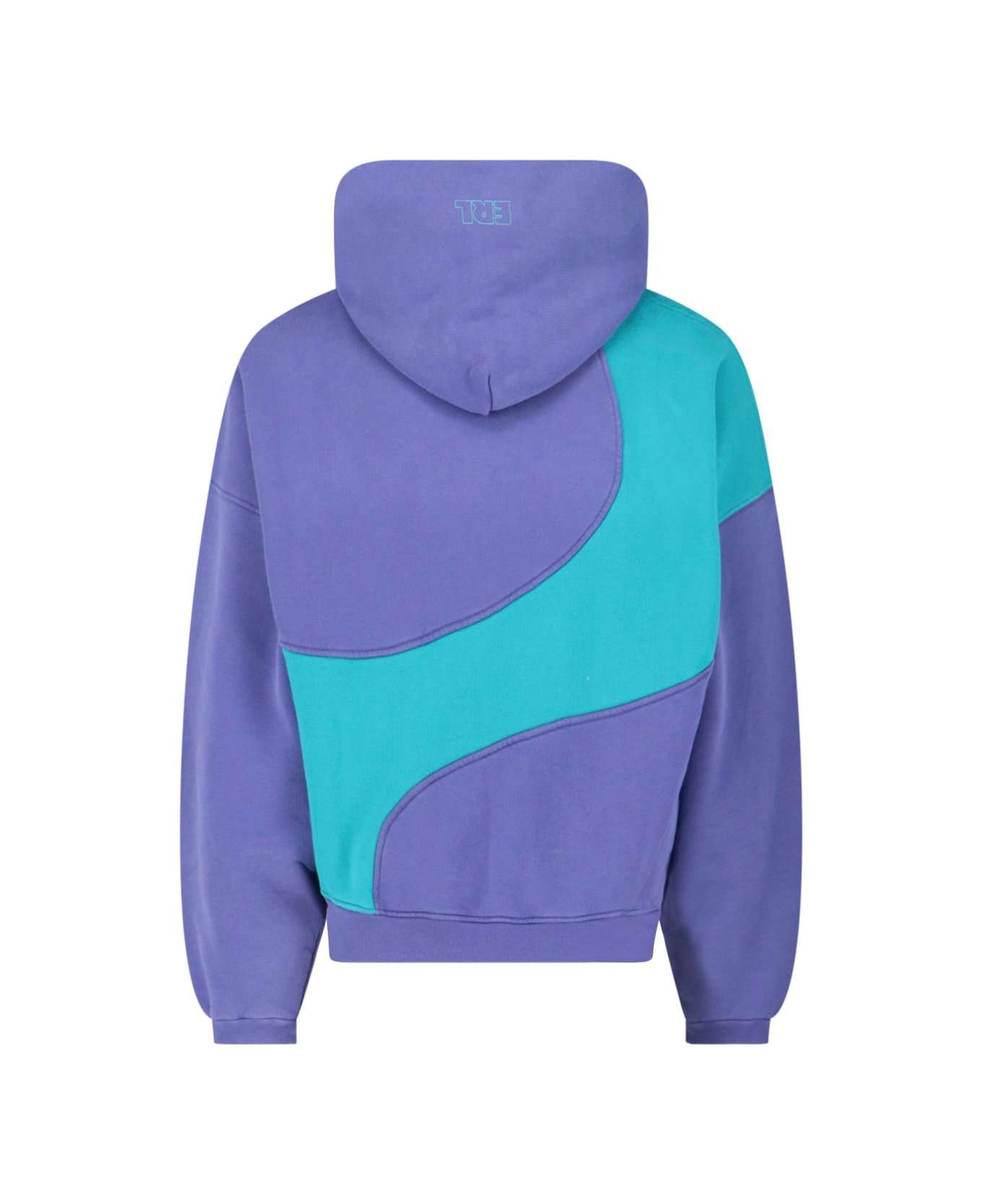 ERL "swirl" Two-tone Sweatshirt - Purple