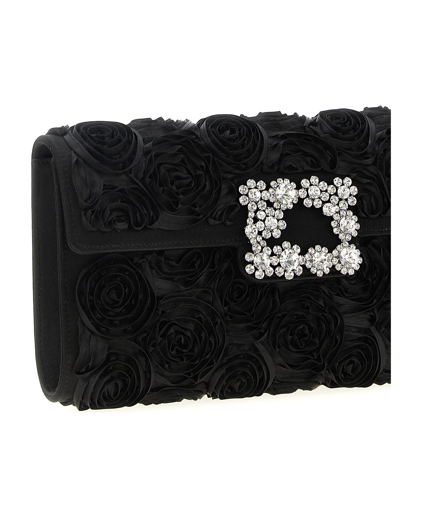 Roger Vivier 
efflorescence
 Clutch - Black