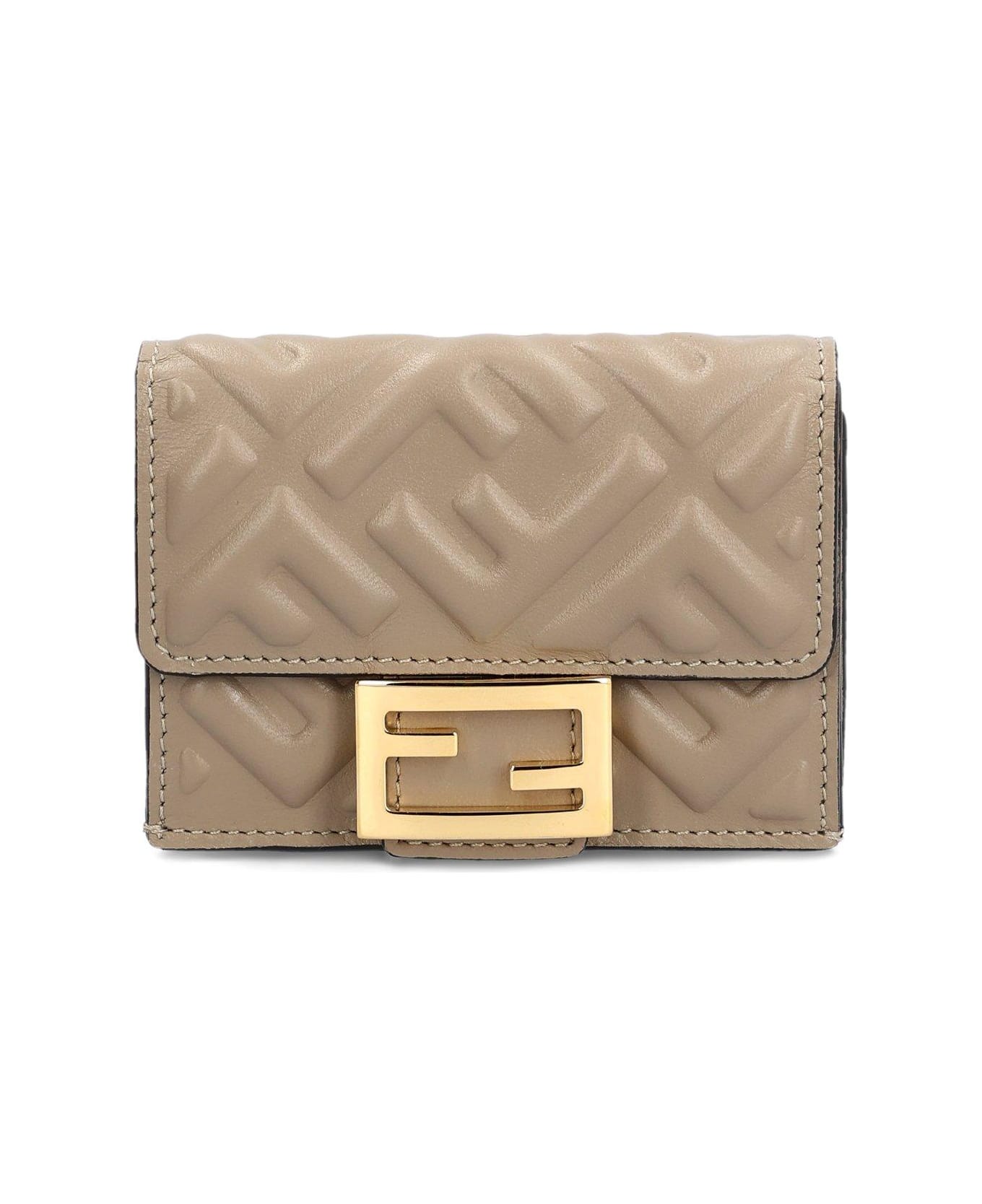 Fendi F Is Embossed Wallet - Grigio