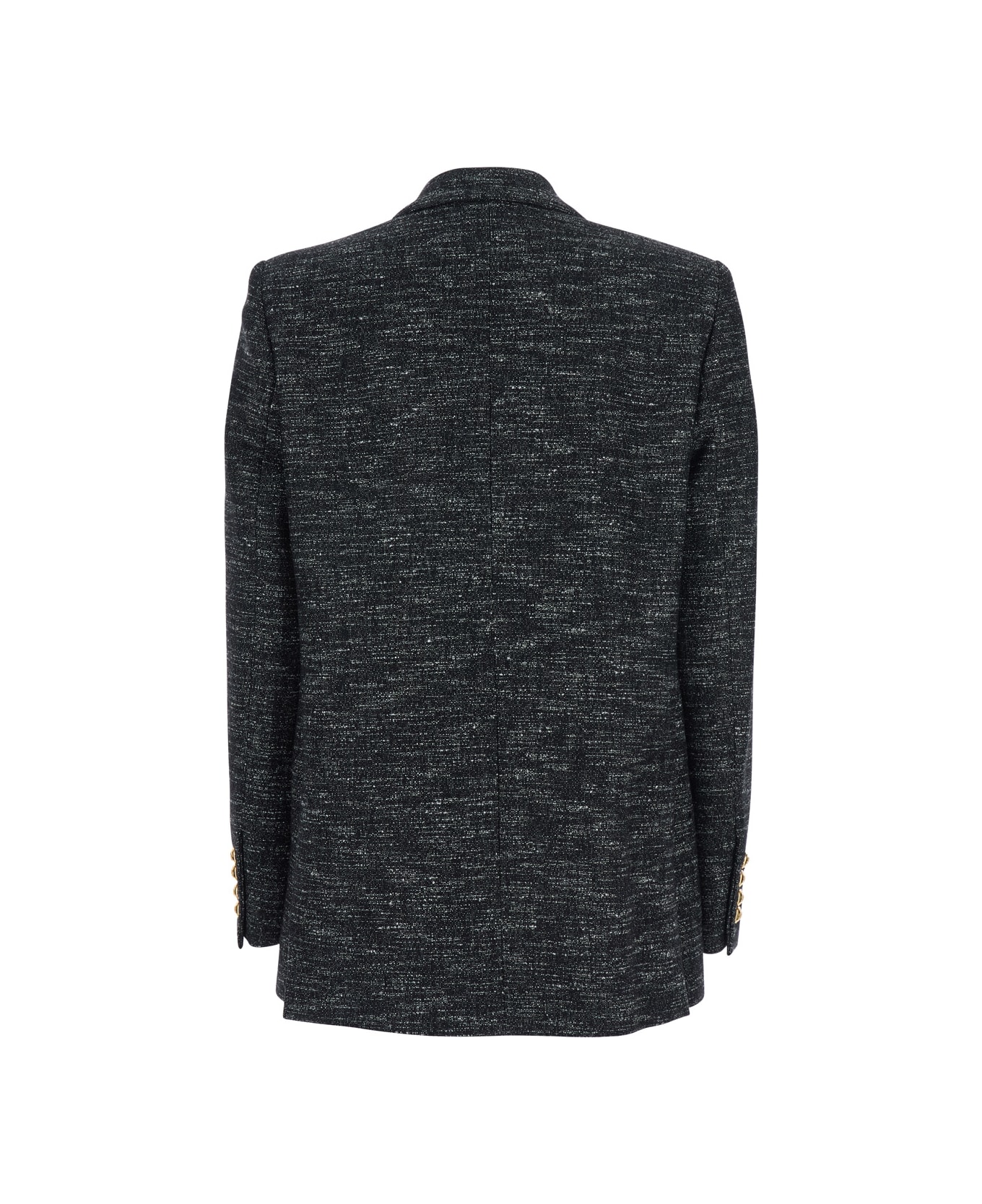 Blazé Milano 
aifer
 Grey Double-breasted Jacket With Notched Revers In Wool Blend Woman - Grey