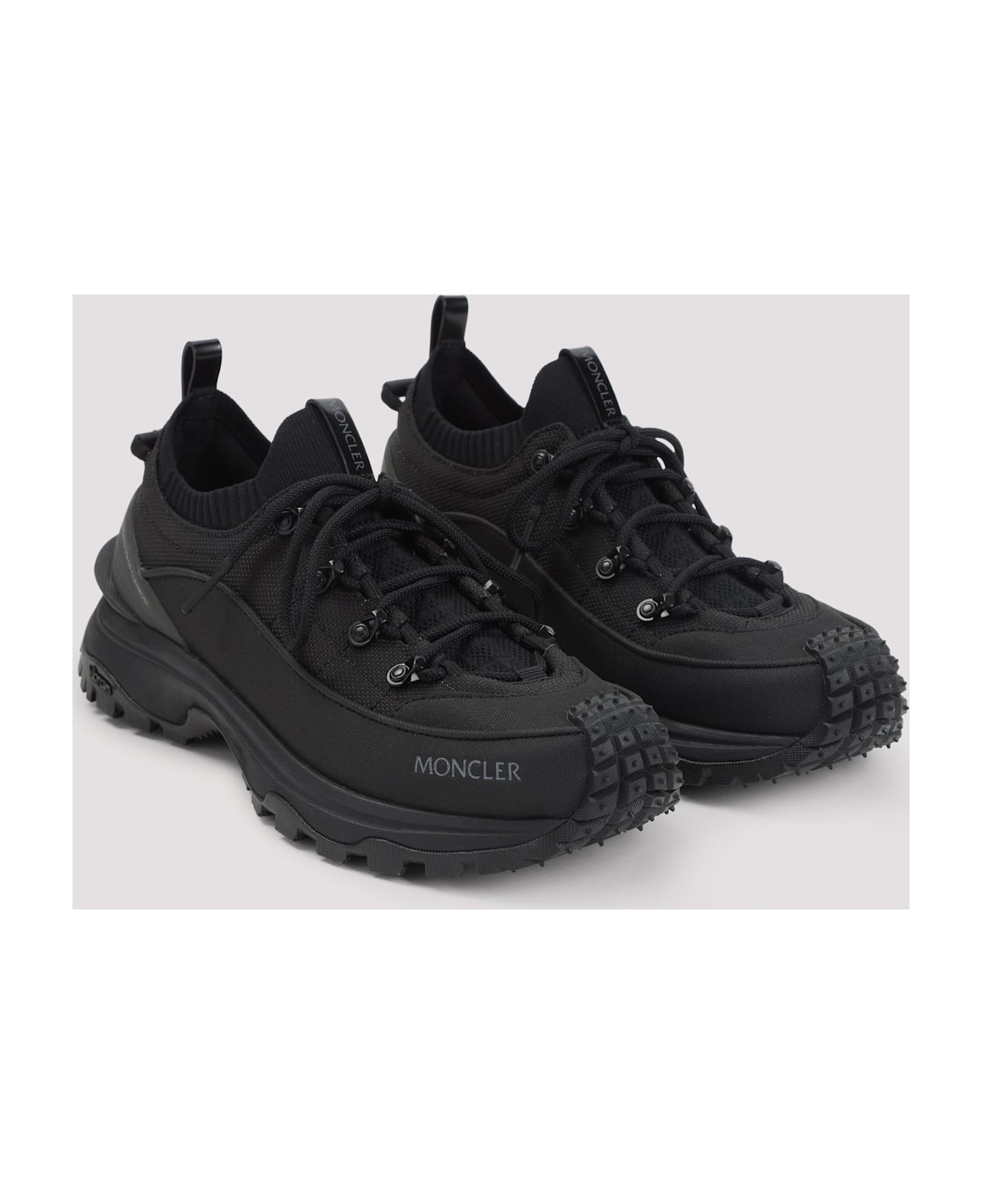 Moncler Trailgrip Lite3 Low Top Sneakers - Black スニーカー