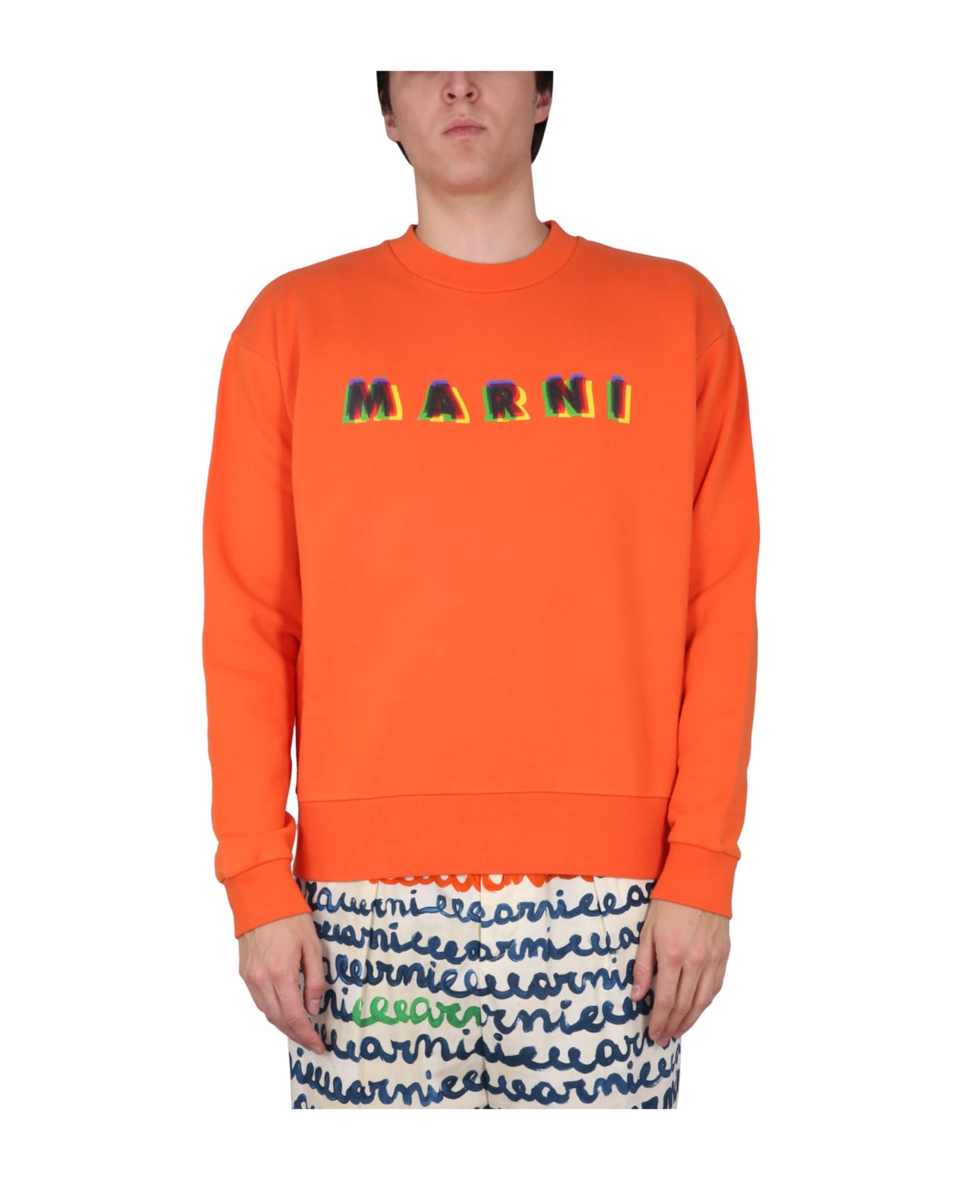 Marni Crewneck Sweatshirt - Orange