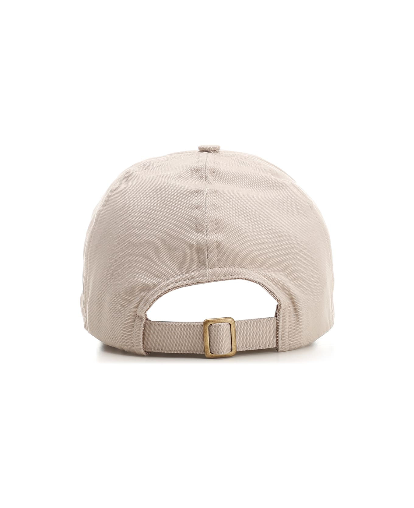 Vivienne Westwood Beige Cap With Embroidered Orb Logo - NEUTRALS