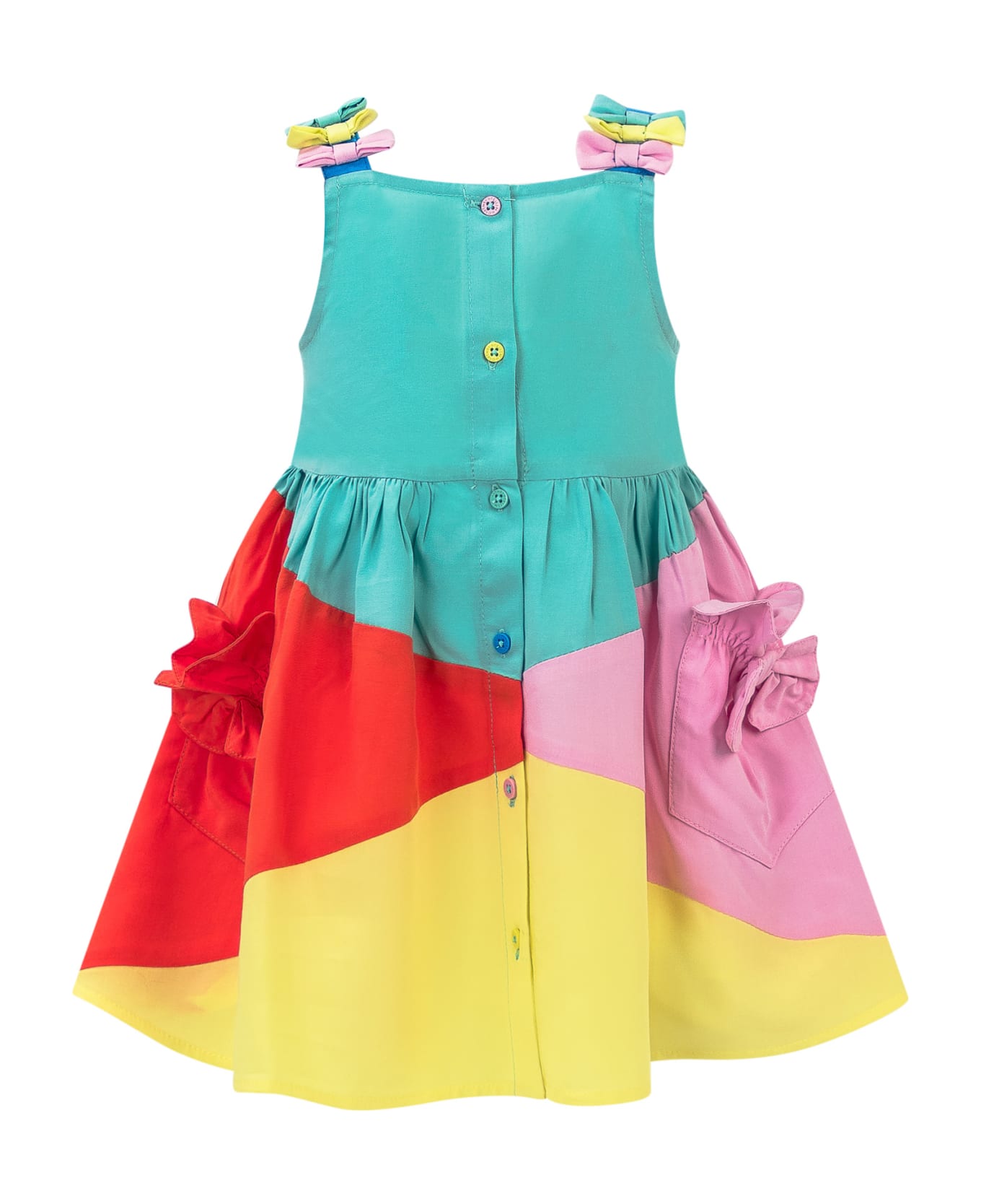 Stella McCartney Kids Bows Dress - COLORFUL