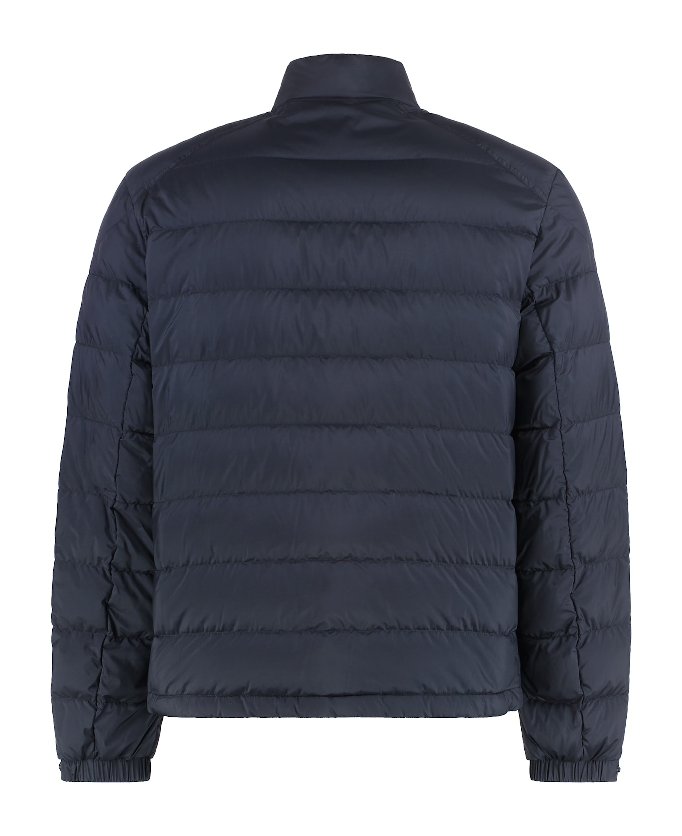 Moncler Selves Snap Button Fastening Down Jacket - blue