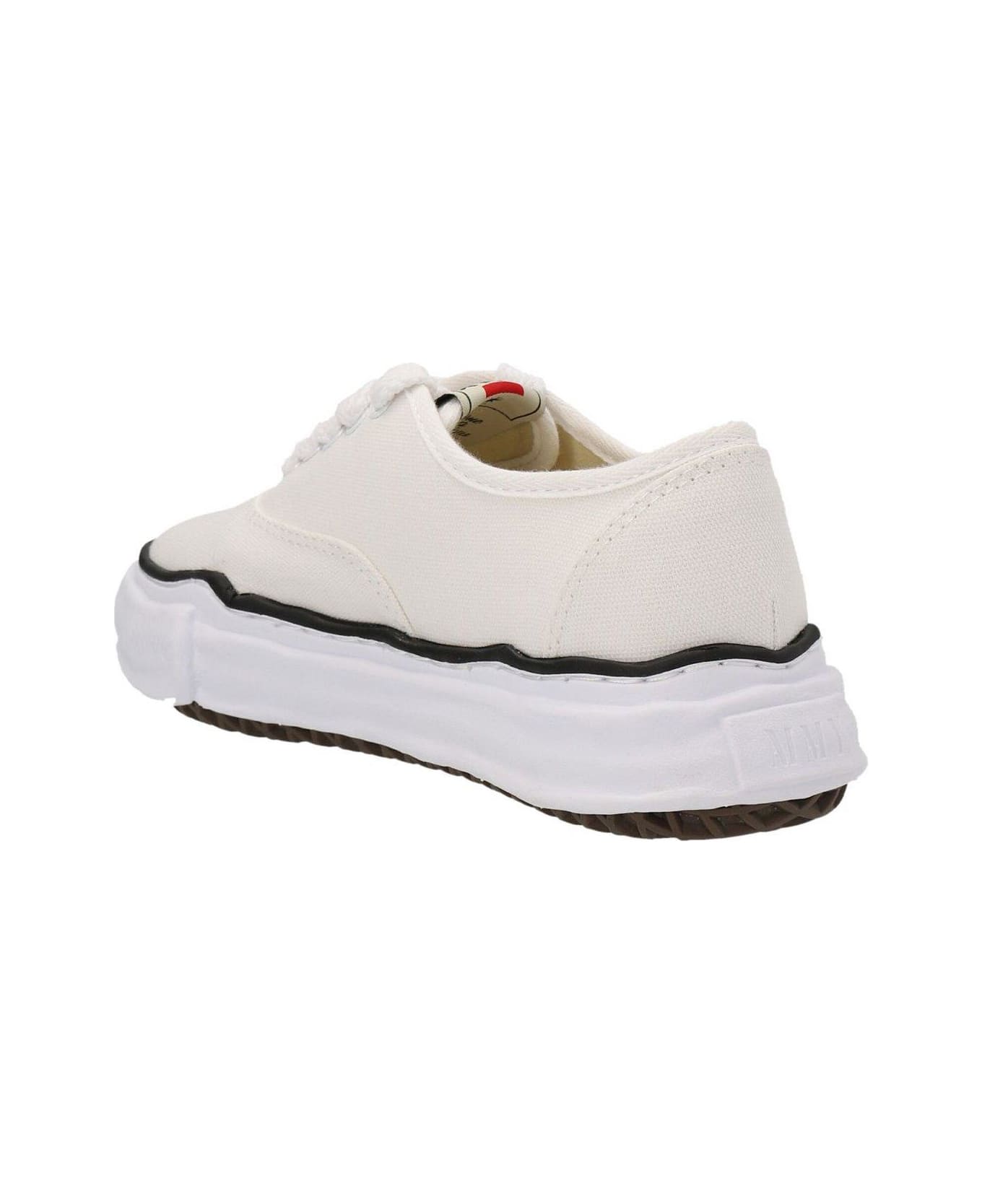 Mihara Yasuhiro Baker Lace-up Sneakers - WHITE