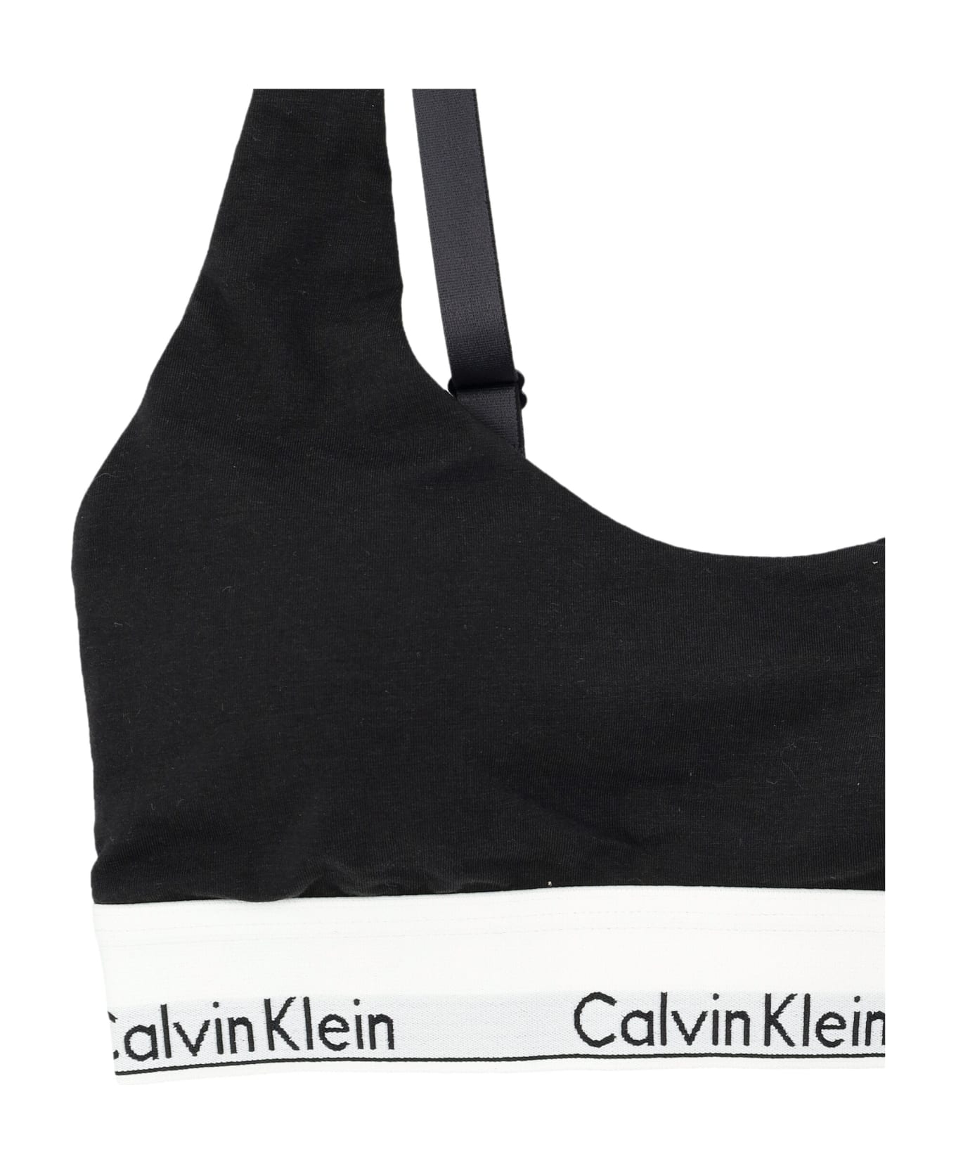Calvin Minimalism Klein Lightly Lined Bralette - NERO