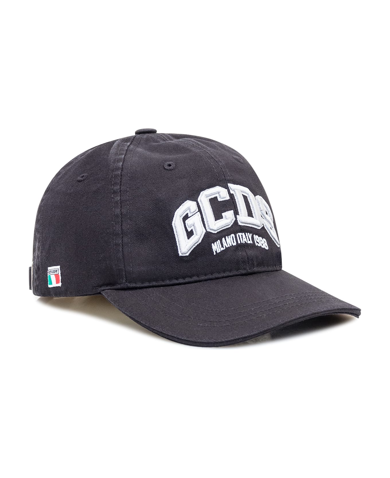 GCDS Lounge Logo Hat - Nero