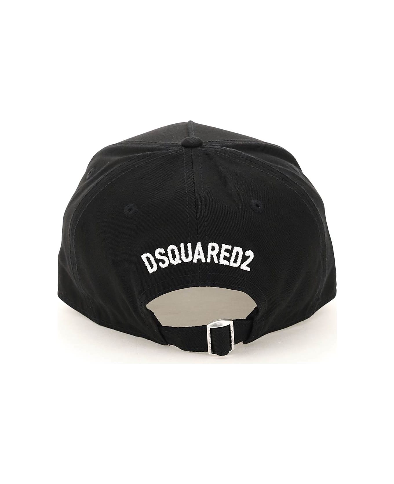 Dsquared2 Cool Baseball Cap - BLACK