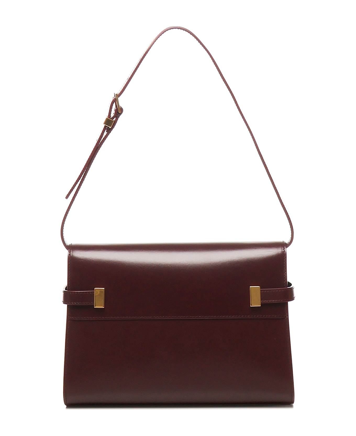 Saint Laurent Manhattan Small Bag - Cabernet red