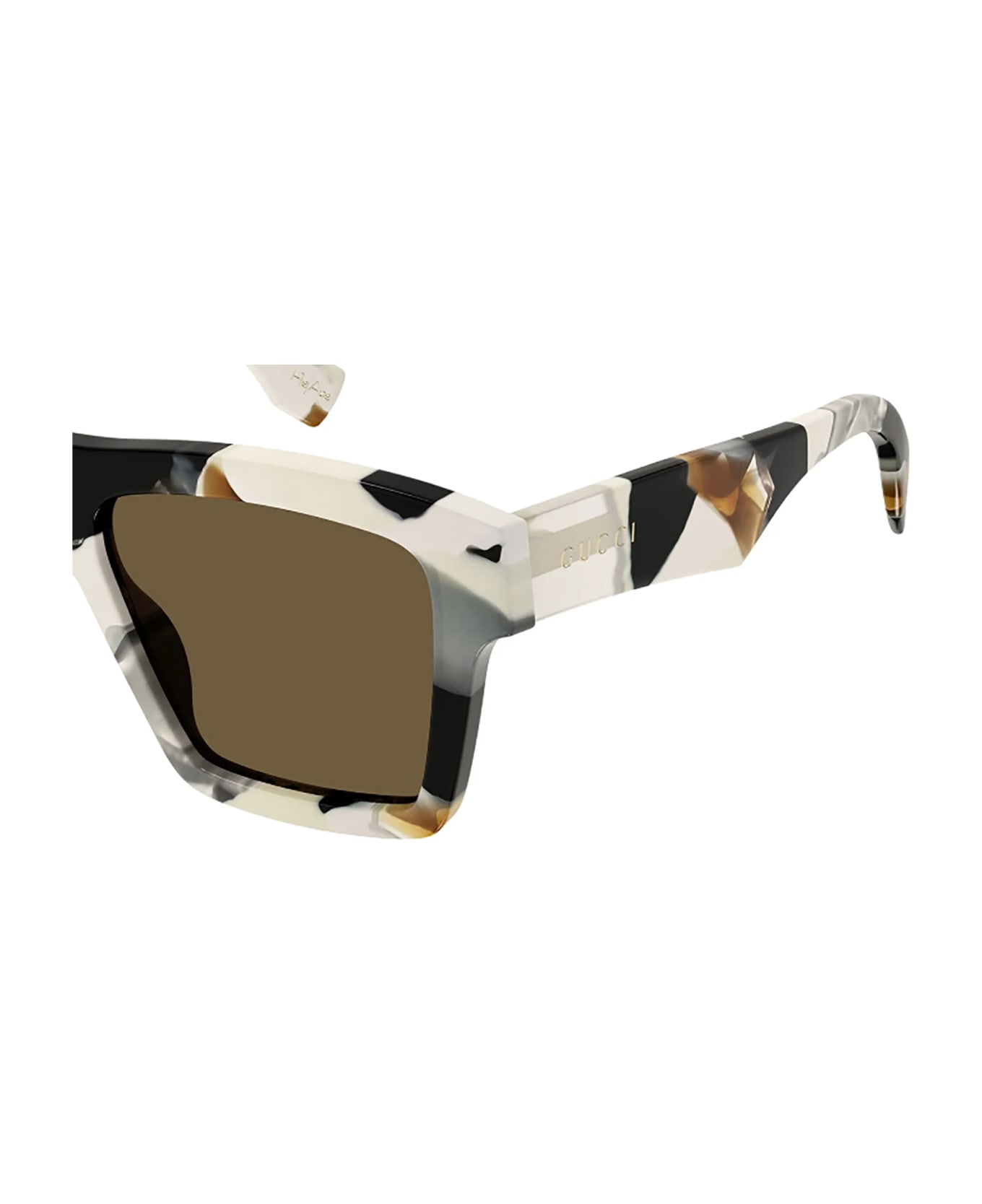 Gucci Eyewear GG1623S Sunglasses - White White Brown