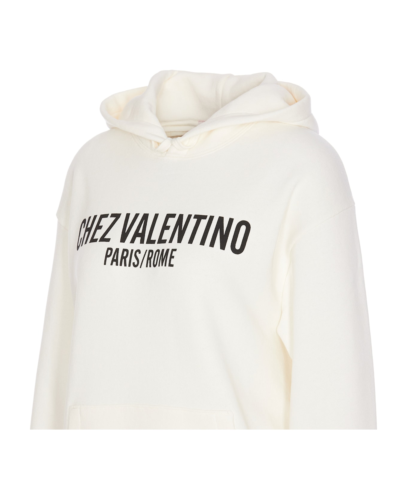 Valentino Garavani Logo Hoodie - White