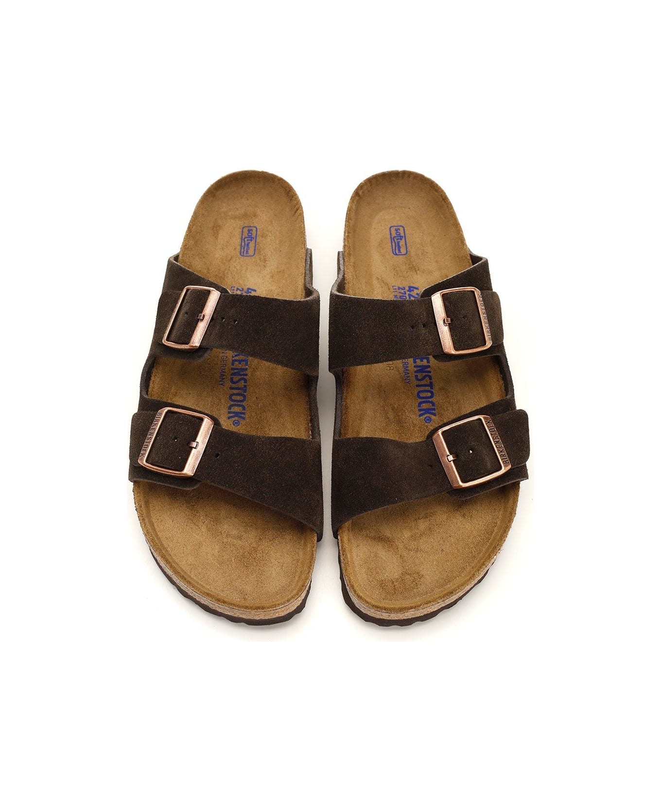 Birkenstock 
arizona
 Double Buckle Sandal - Brown