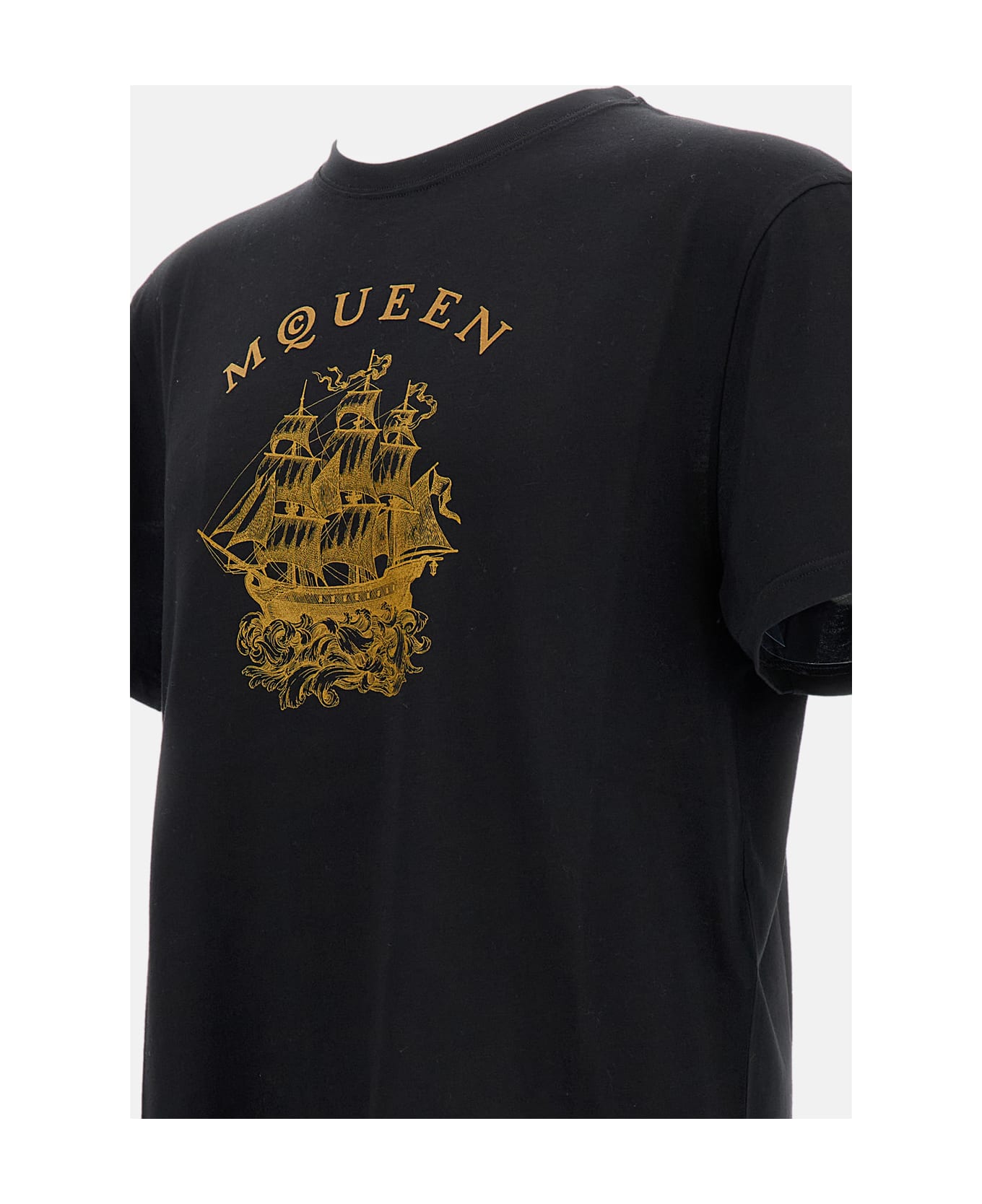 Alexander McQueen Cotton T-shirt - Black