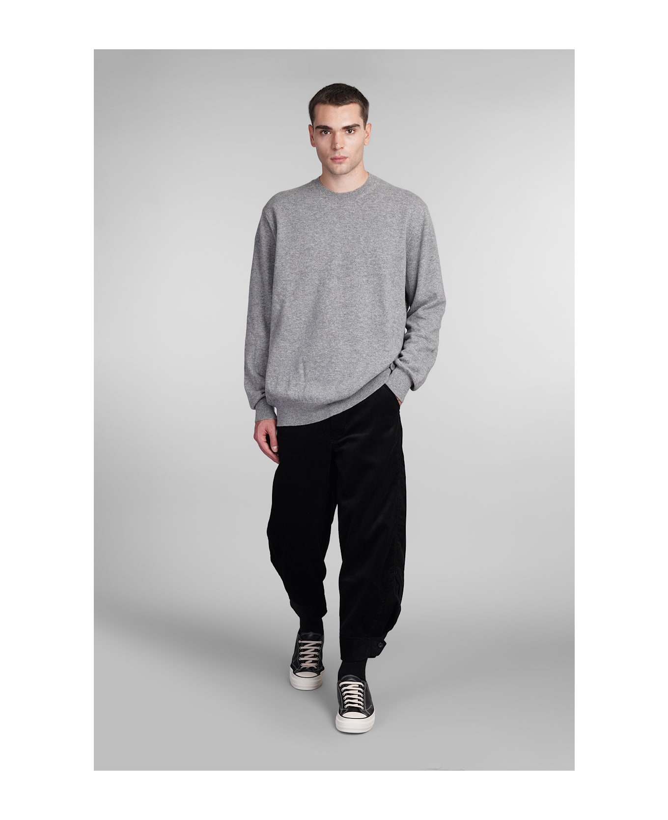 Comme des Garçons Shirt Knitwear In Grey Wool - grey