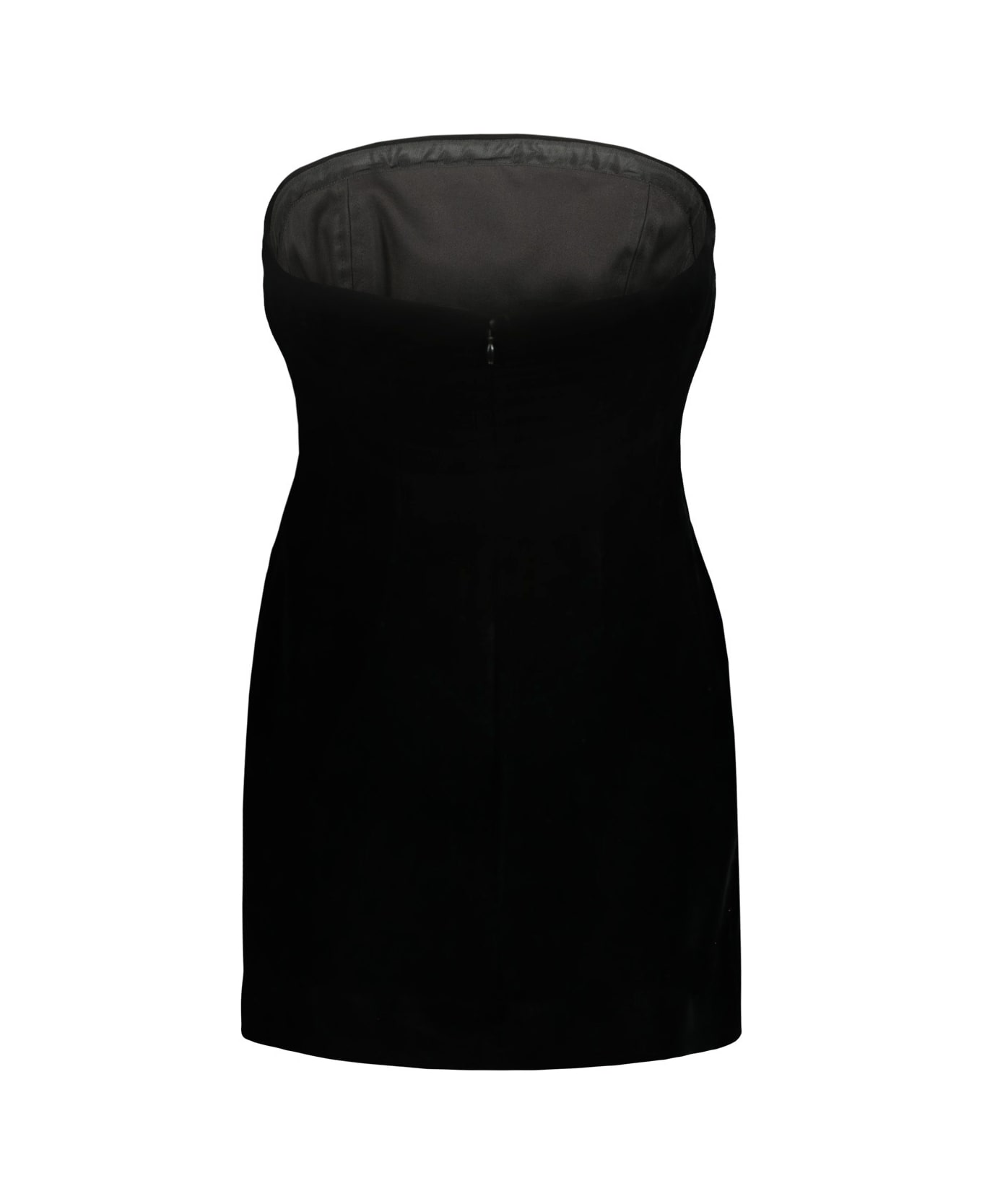 WARDROBE.NYC Velvet Mini Dress - Blk Black