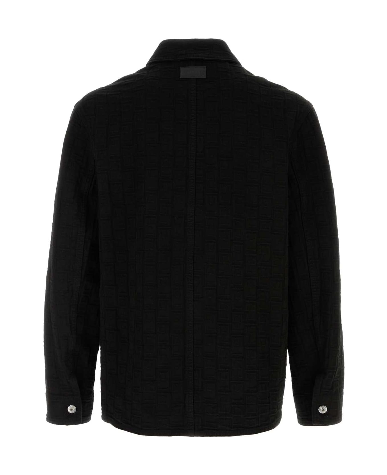 Ferragamo Black Denim Shirt - NERO