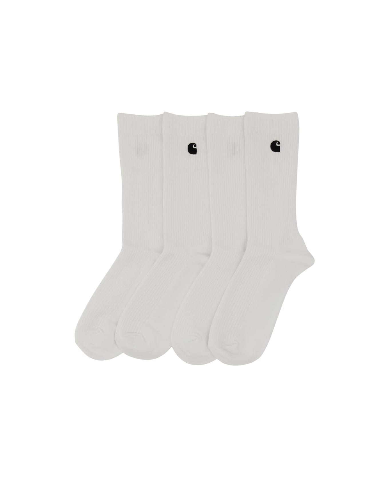 Carhartt Socks With Logo - WHITE