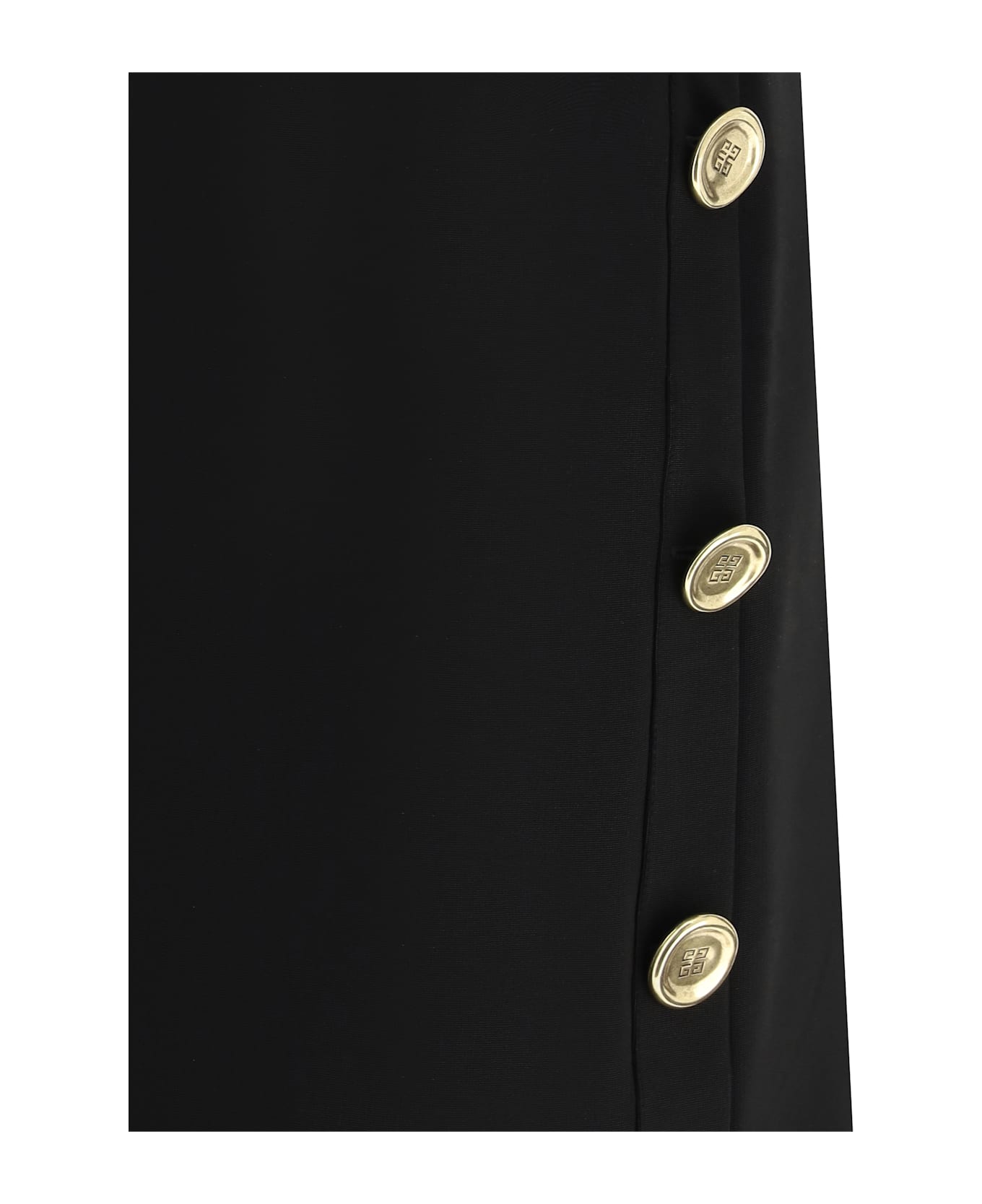 Givenchy V-neck Mini Dress - Black