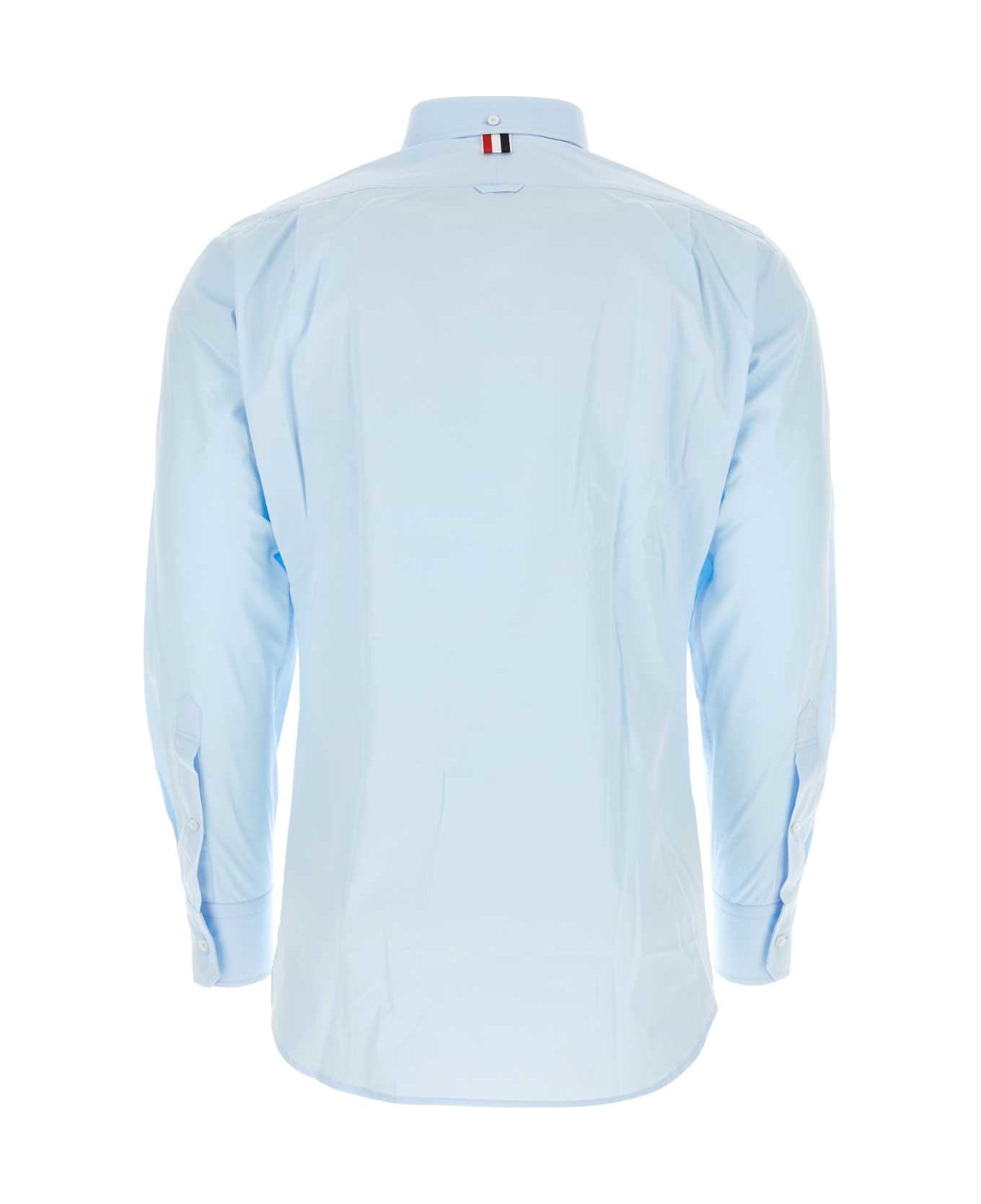 Thom Browne Light Blue Popeline Shirt - LIGHTBLUE