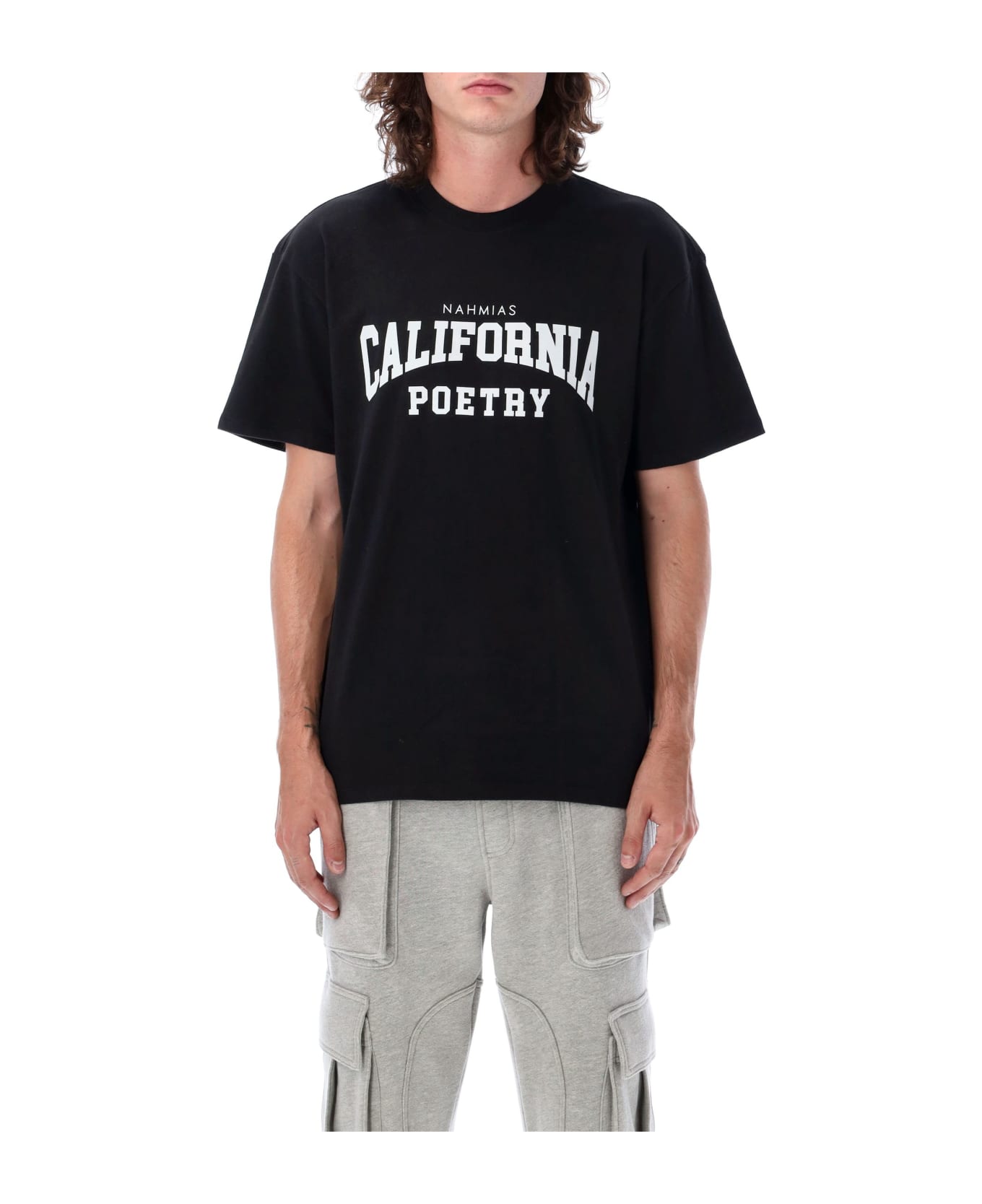 Nahmias California Poetry Varsity T-shirt - BLACK