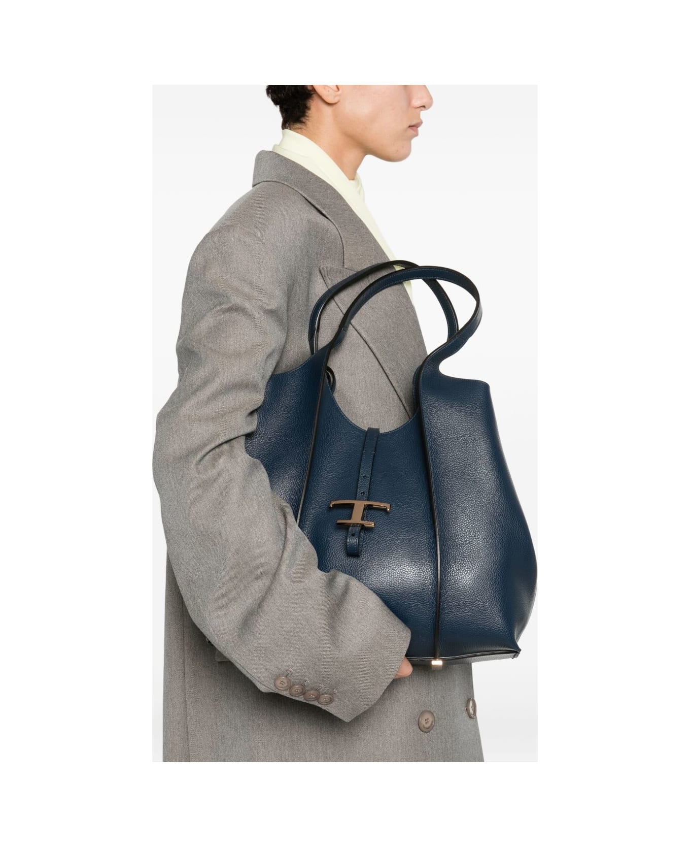 Tod
s Medium Leather Tote Bag - Blue