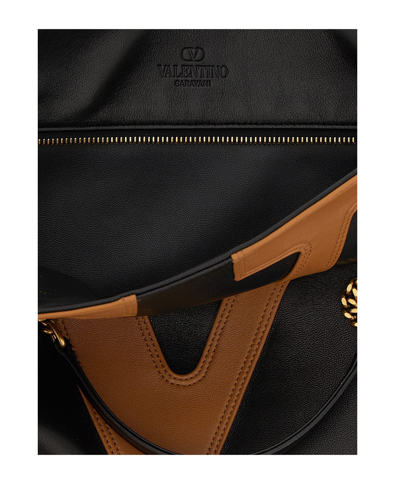 Valentino Garavani 
viva Superstar
 Midi Shopping Bag - Brown