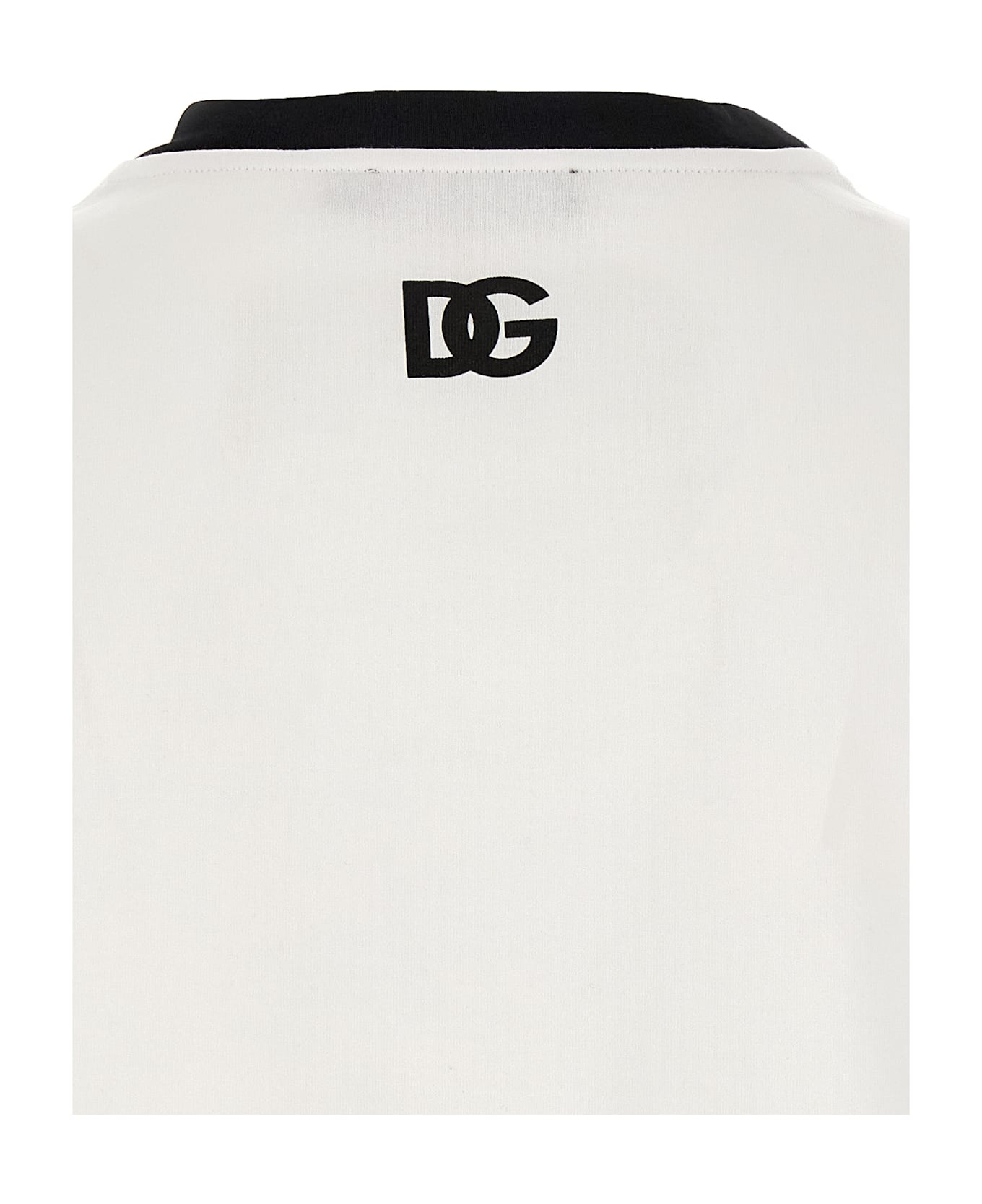 Dolce 
Gabbana Printed T-shirt - White