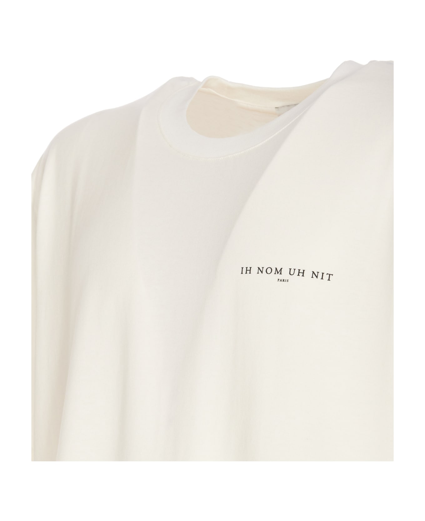 ih nom uh nit Mask Authentic Back T-shirt - WHITE