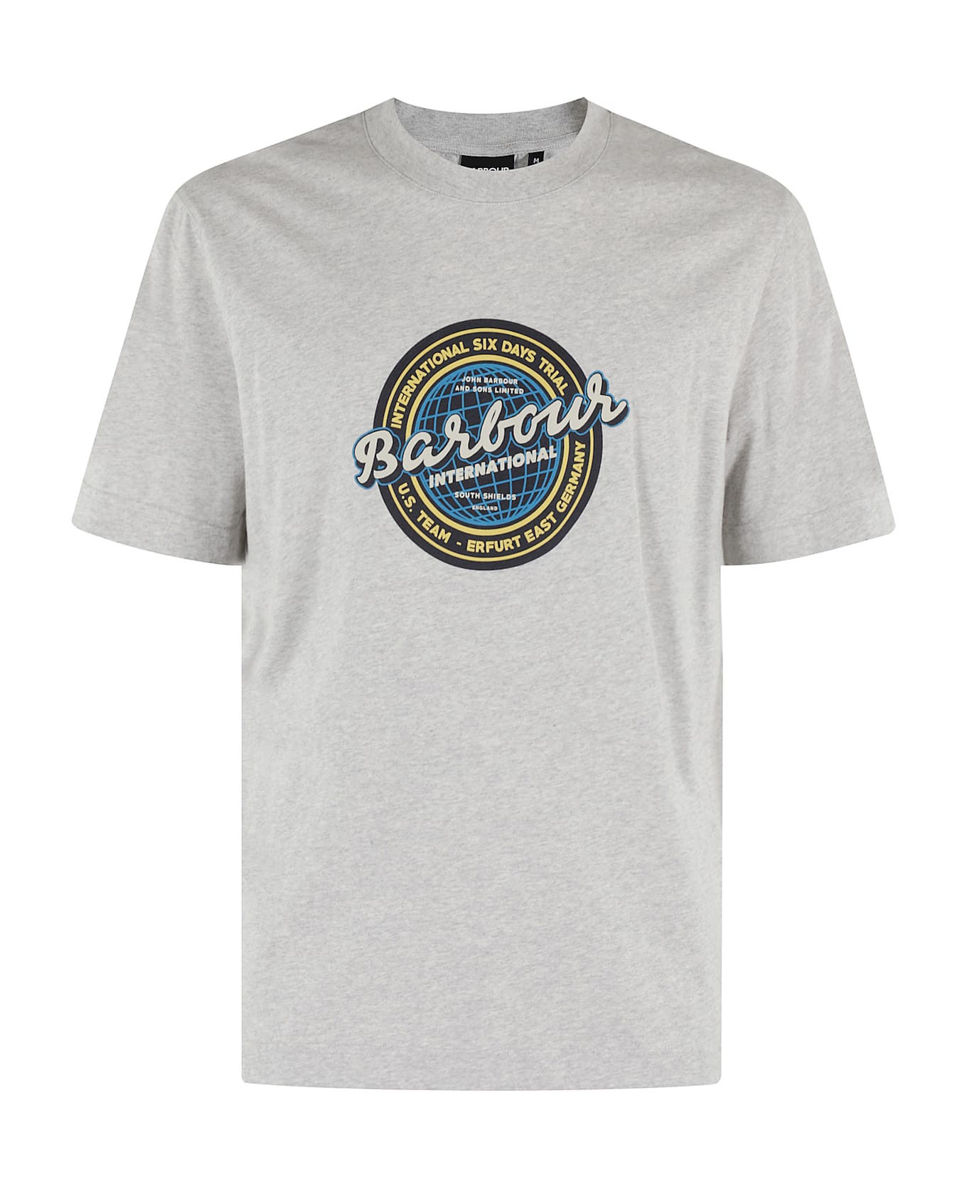 Barbour Carlise Graphic Tshirt - Grey Marl