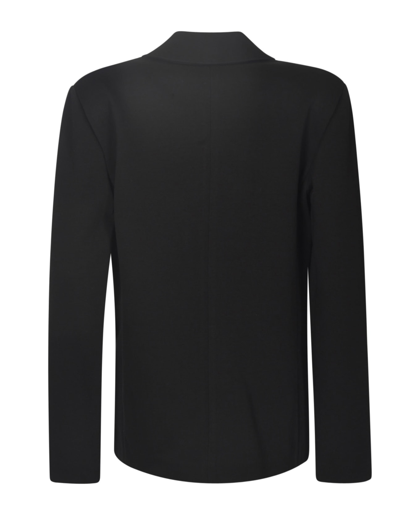 'S Max Mara Double-breasted Fitted Blazer - Black