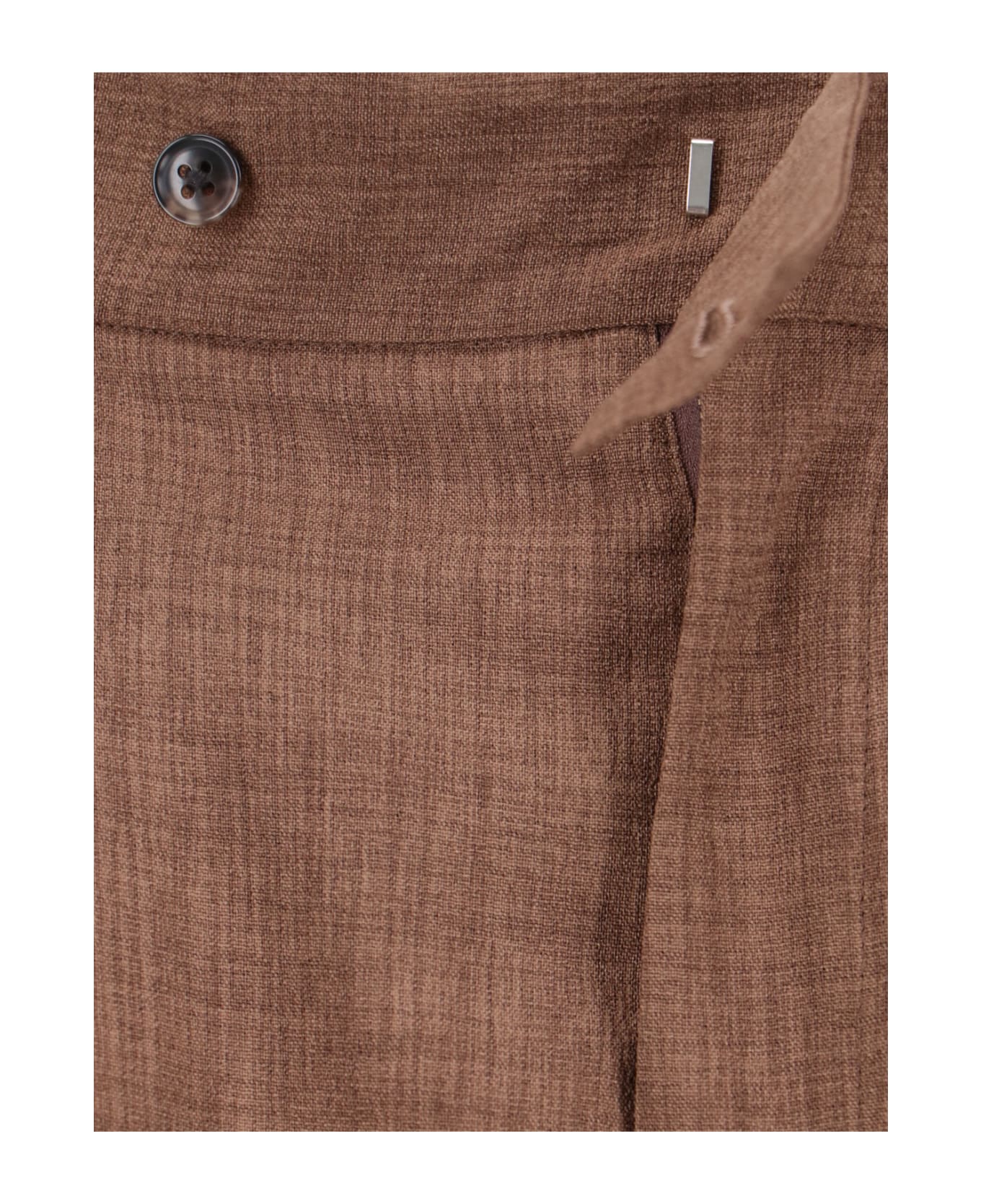 Needles Wide Tailored Trousers - Brown ボトムス