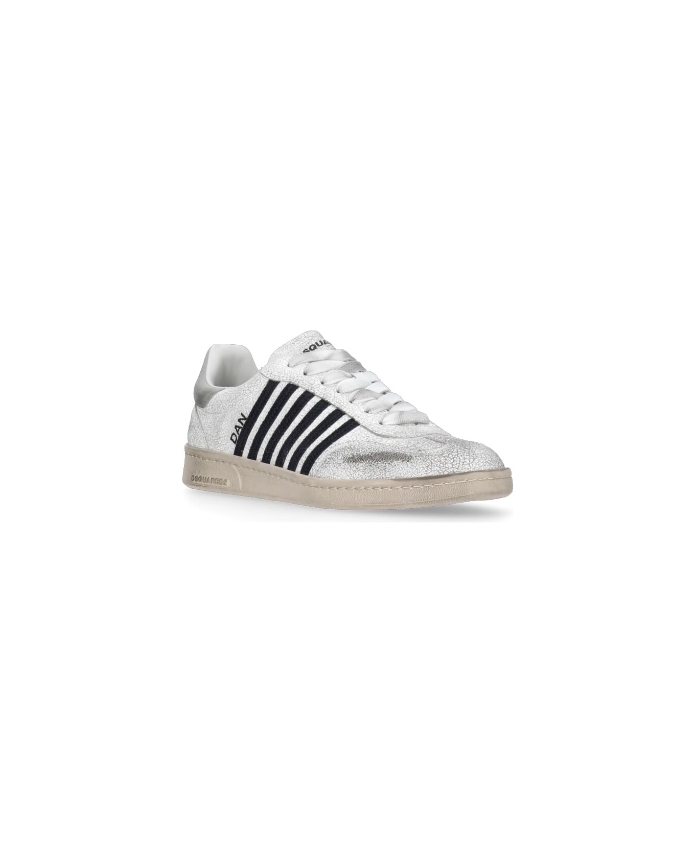 Dsquared2 Boxer Vintage Low-top Sneakers - White