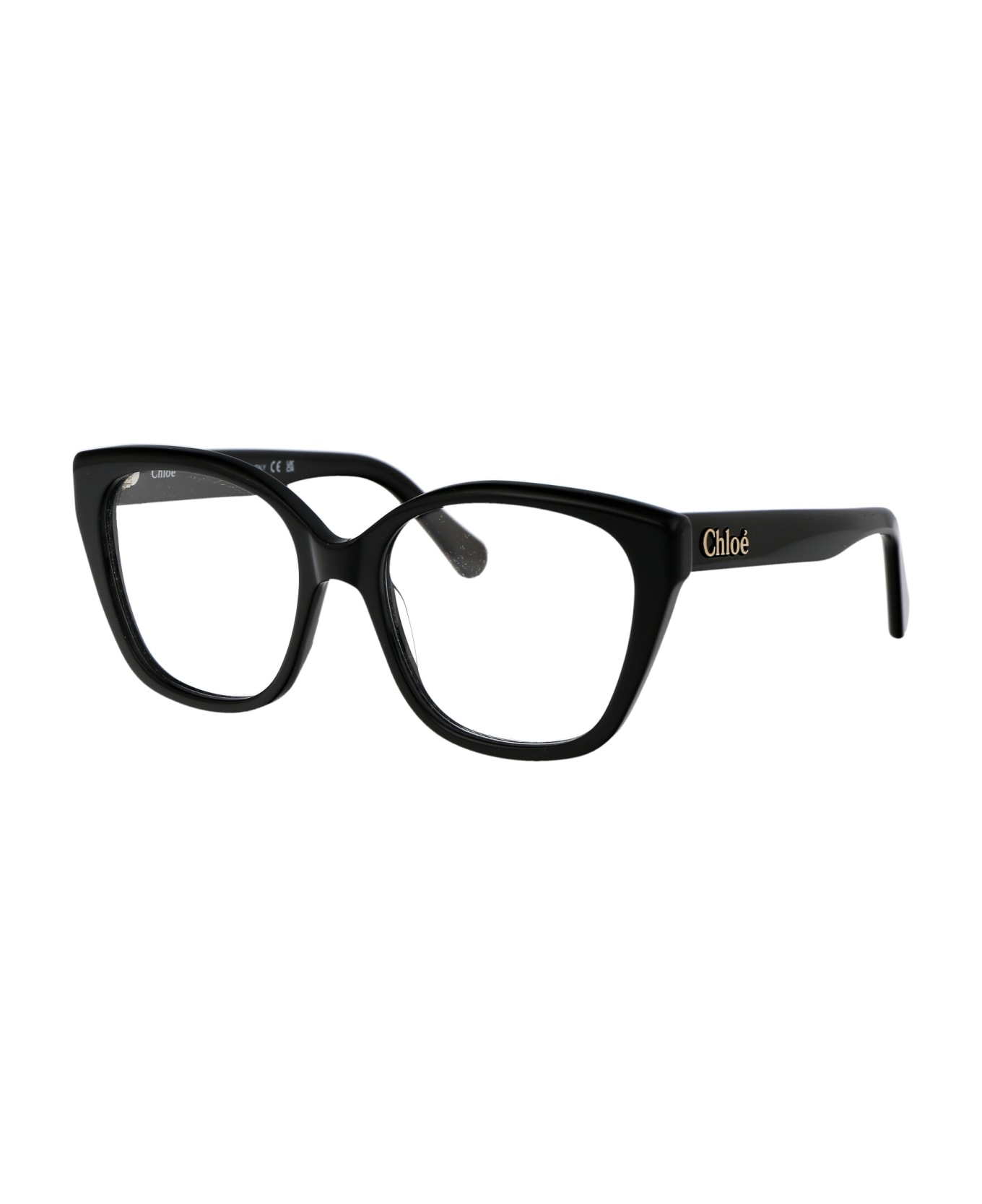 Chloé Eyewear Ch0241o Glasses - 001 BLACK BLACK TRANSPARENT