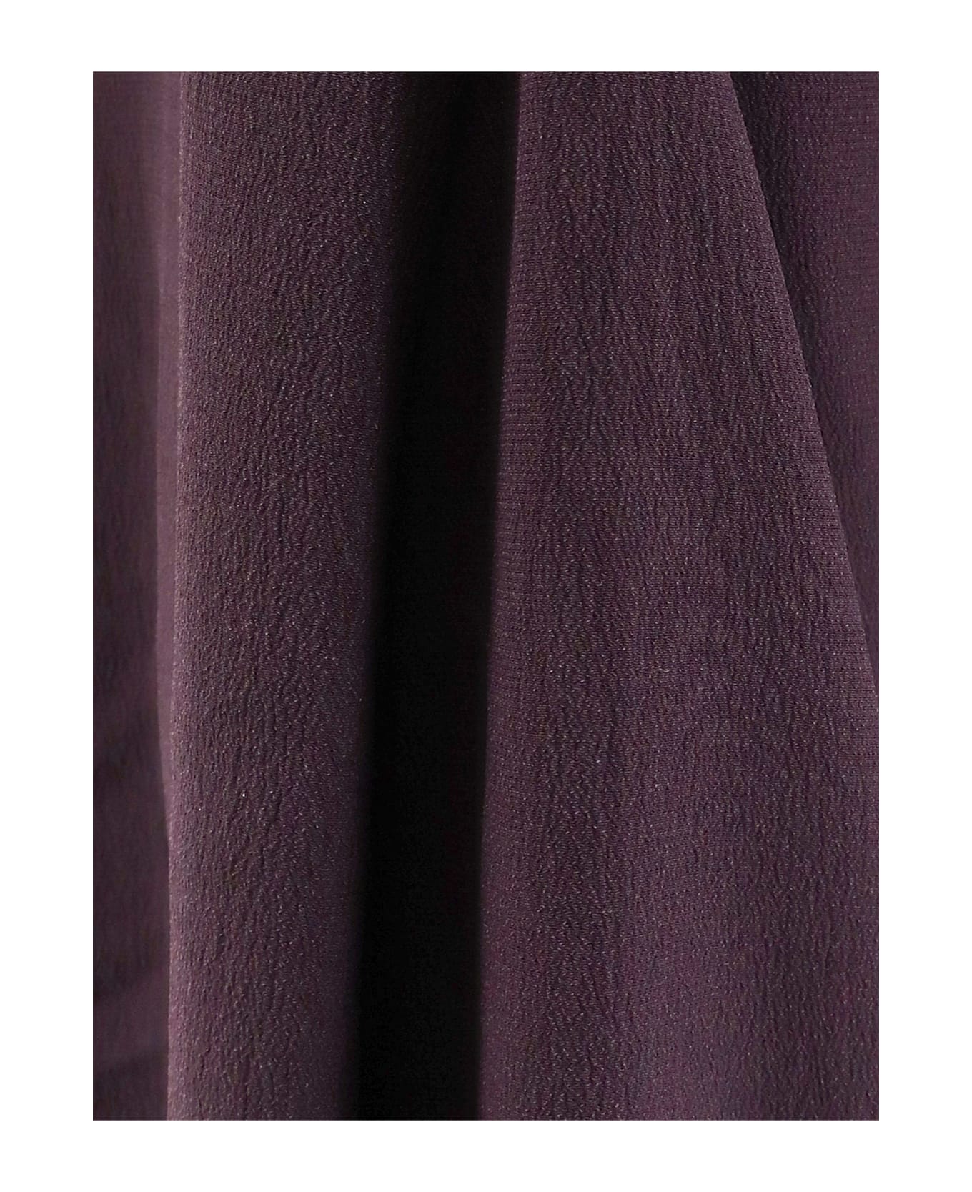 Acetate And Silk Trousers With Flared Bottom