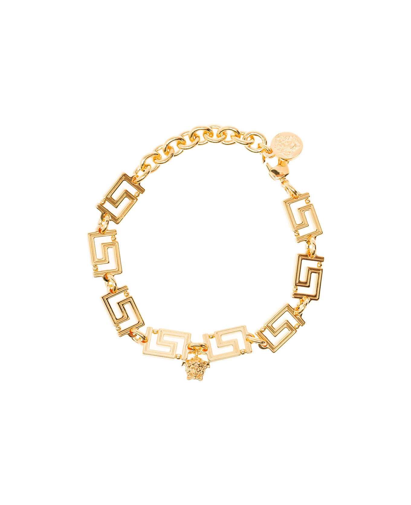 Versace Greca Gold Metal Bracelet Versace Woman - Metallic