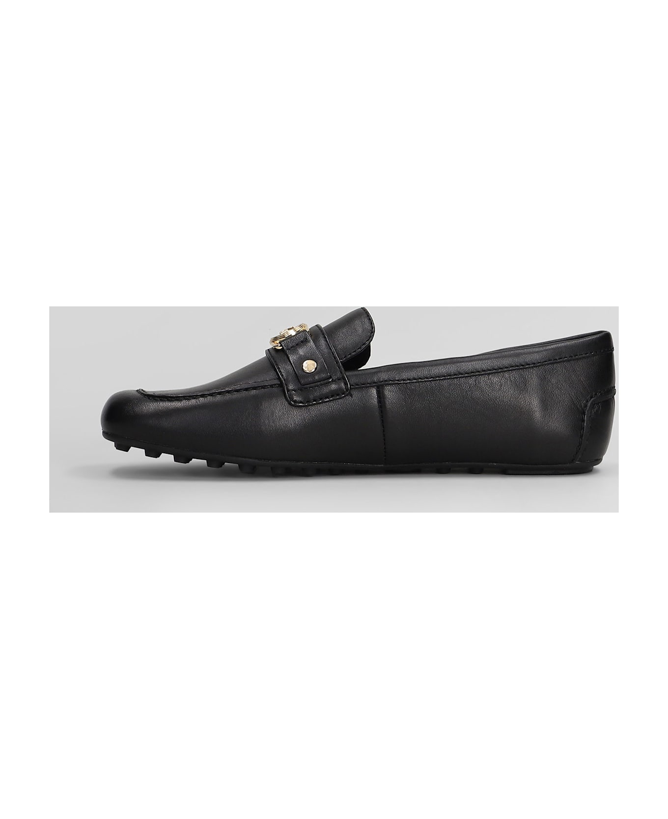 Michael Kors Mandy Loafer Loafers In Black Leather - black