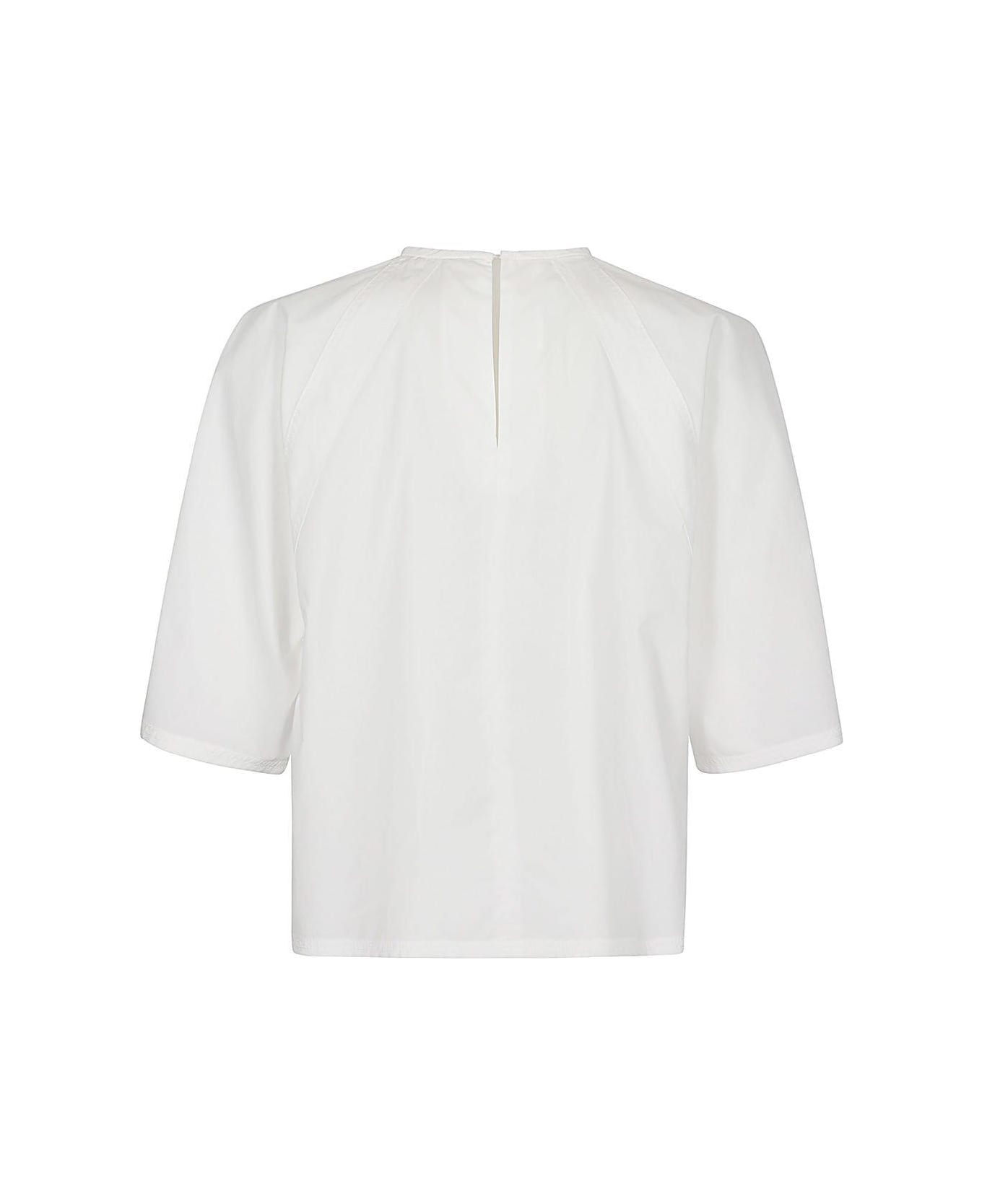 Weekend Max Mara Crewneck Short-sleeved T-shirt - White