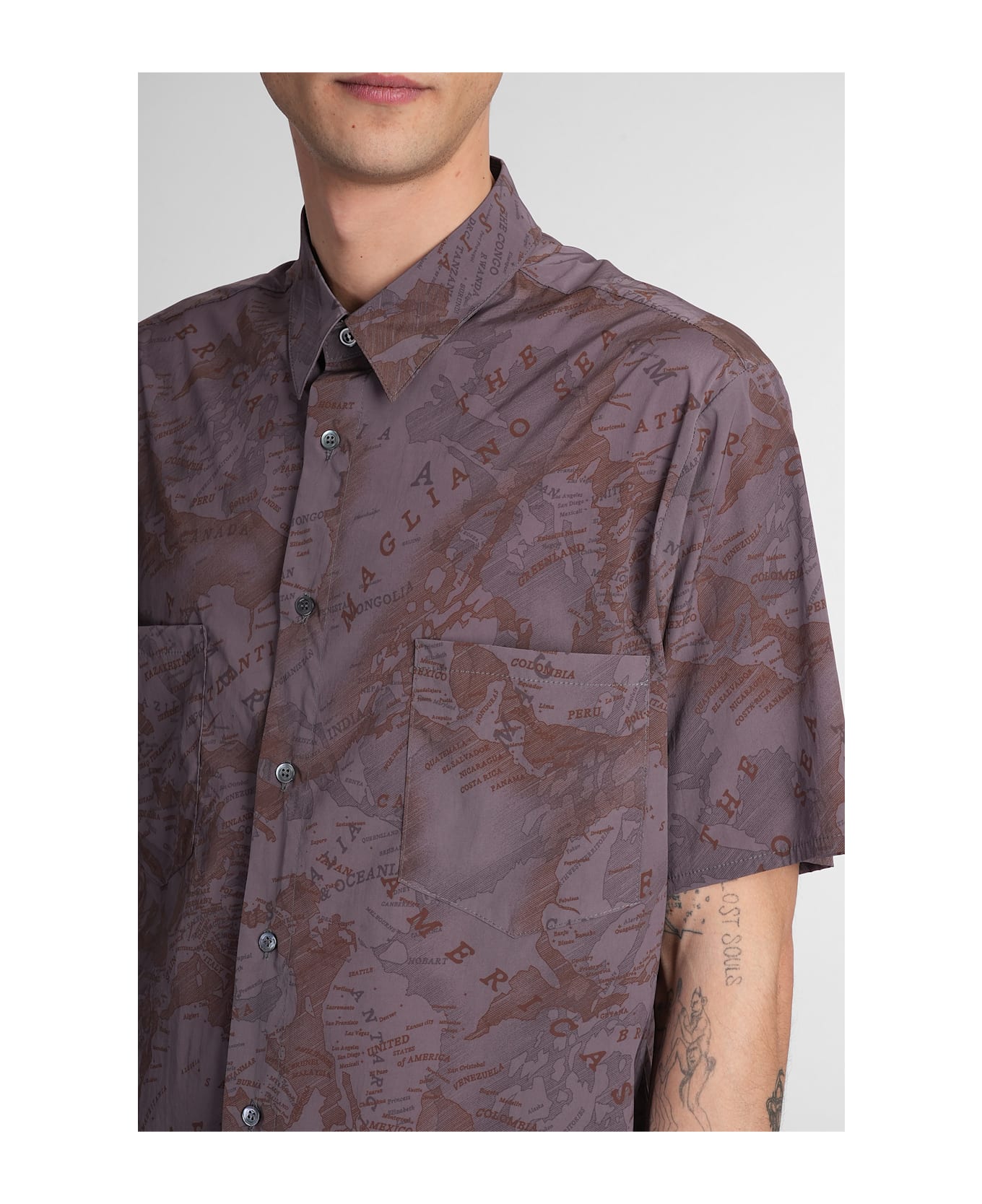 Magliano Shirt In Brown Polyamide - brown