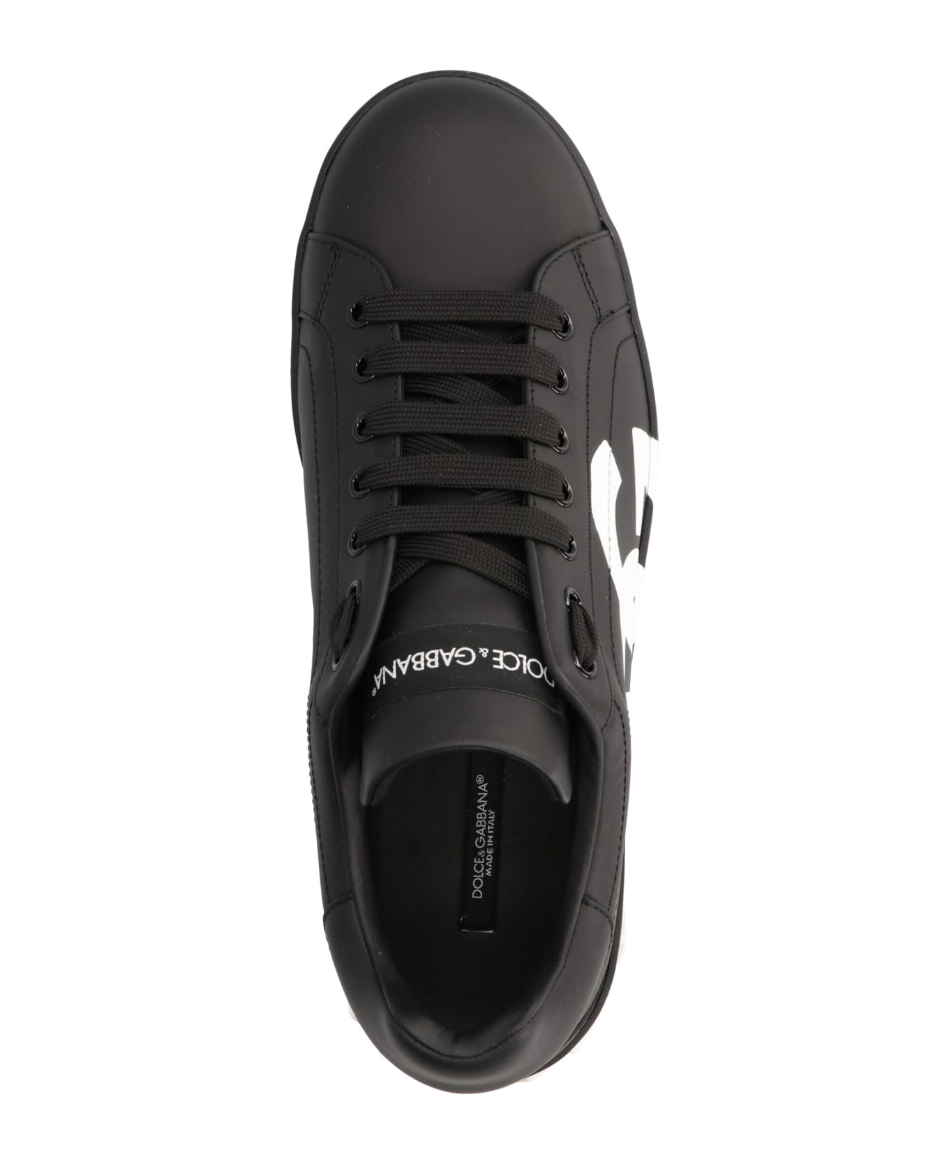 Dolce & Gabbana 'portofino' Sneakers - White/Black