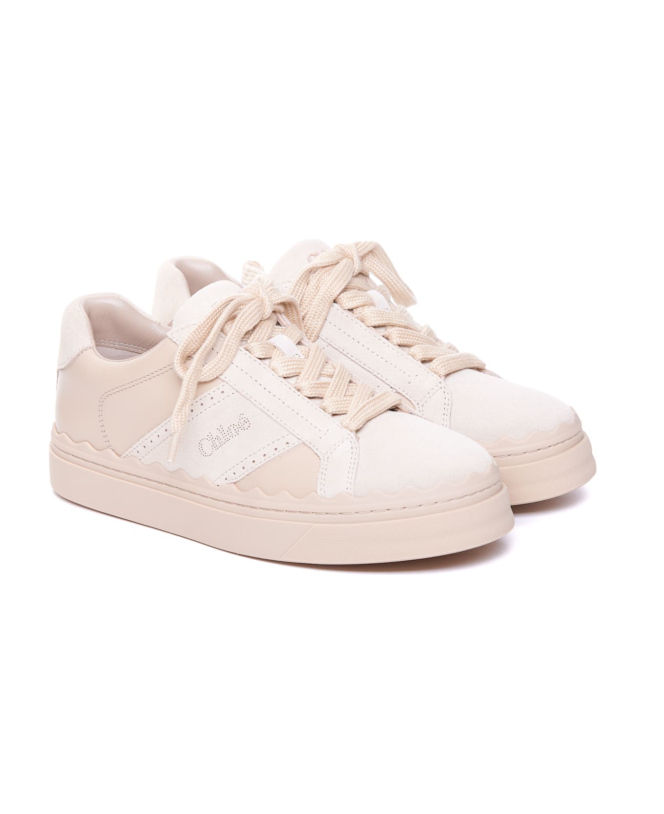 Chloé Lauren Sneakers - Beige