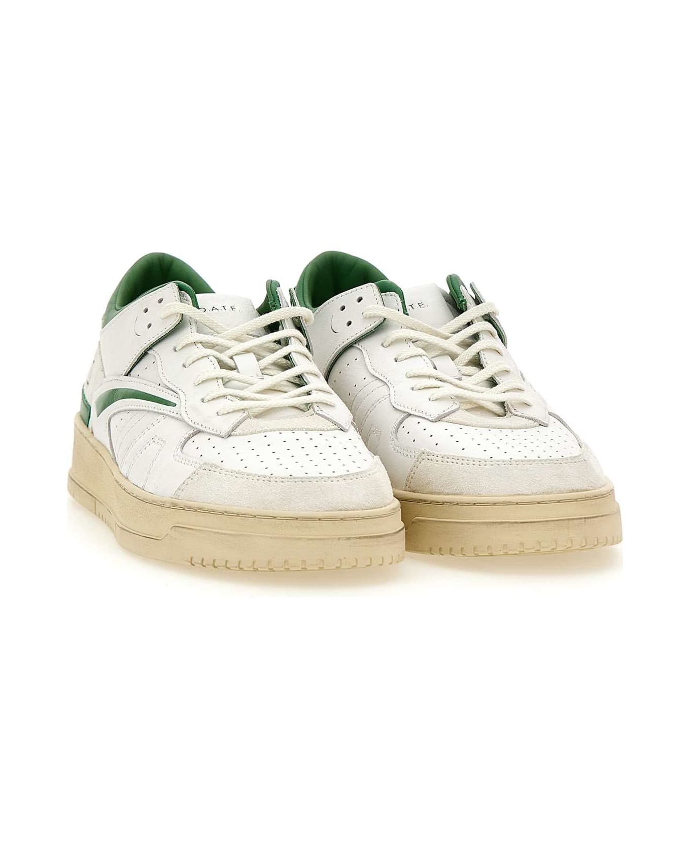 D.A.T.E. "torneo" Leather Sneakers - WHITE スニーカー
