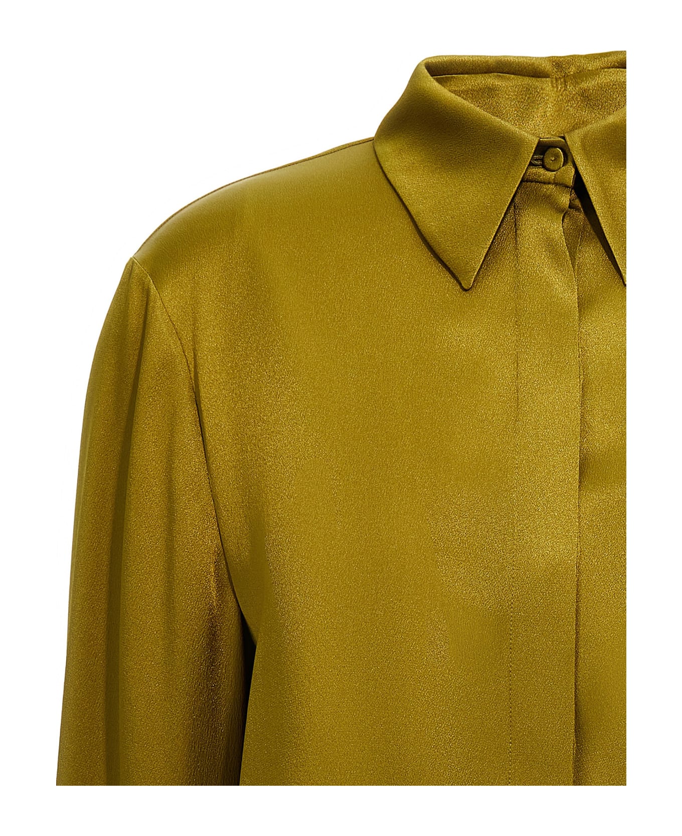 Alberta Ferretti Draped Shirt - Green