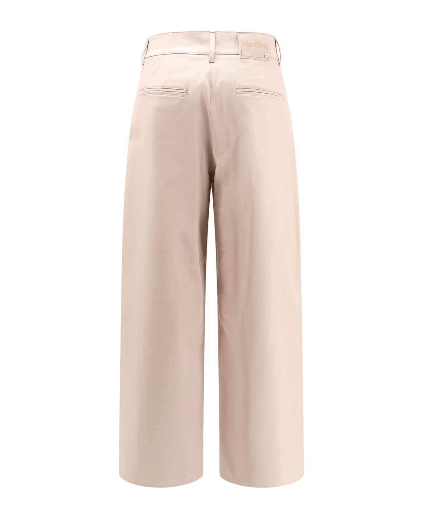 
S Max Mara Marianna Distressed Fabric Trouser - Beige