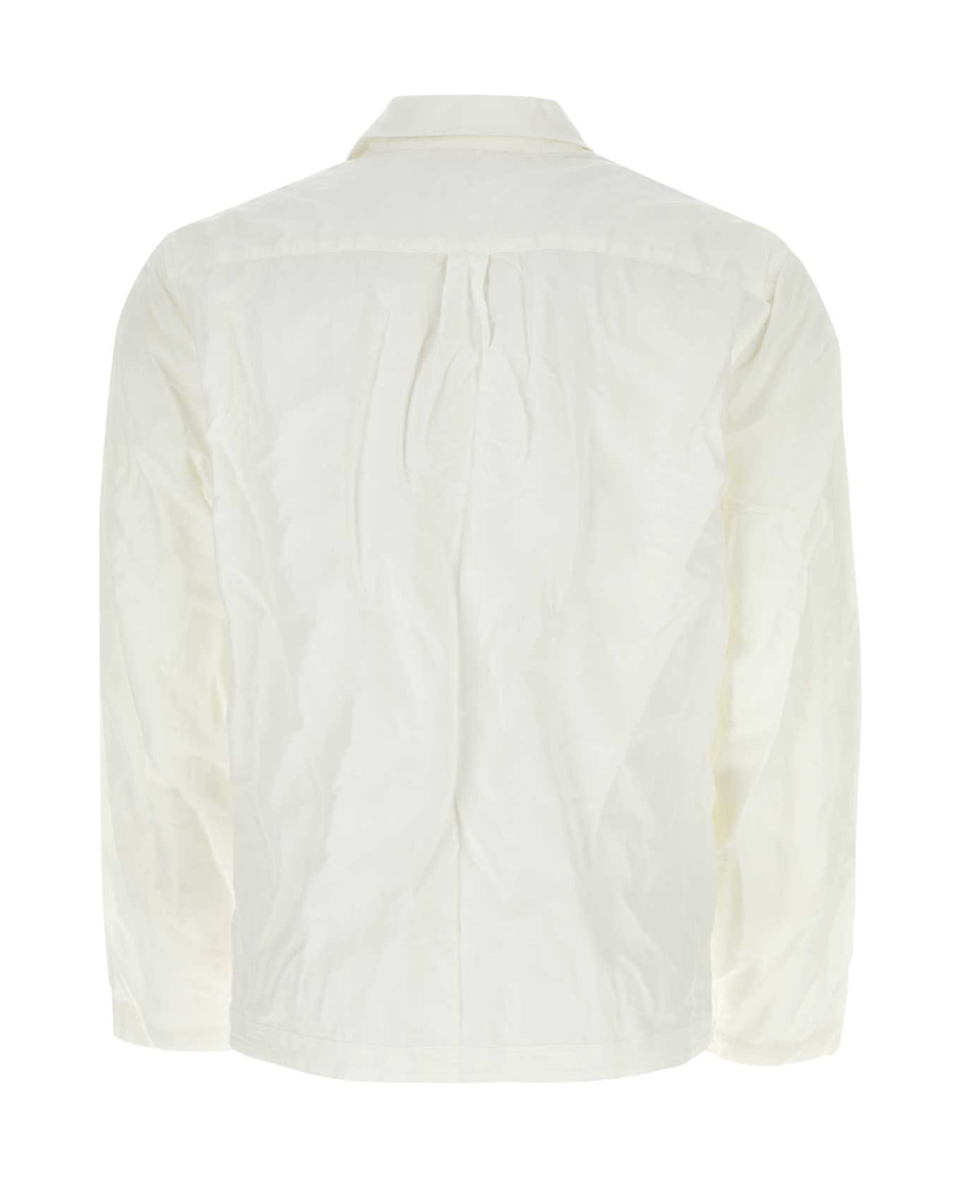 Orlebar Brown White Cotton Blend Roland Shirt - SEAMIST