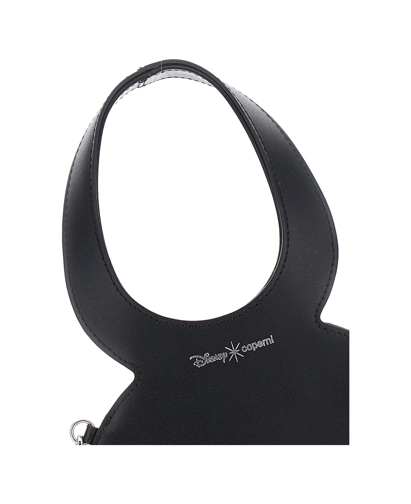Coperni 
mickey
 Black Crossbody Bag With Adjustable And Removable Shoulder Strap And Logo Lettering On The Front In Leather Woman - Black