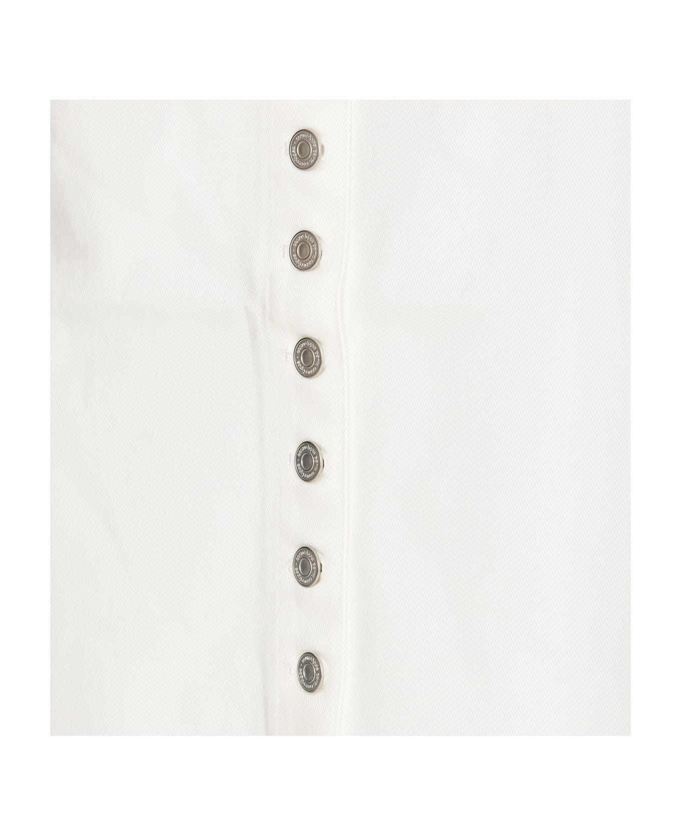 Courrèges Multiflex Denim Skirt - White スカート